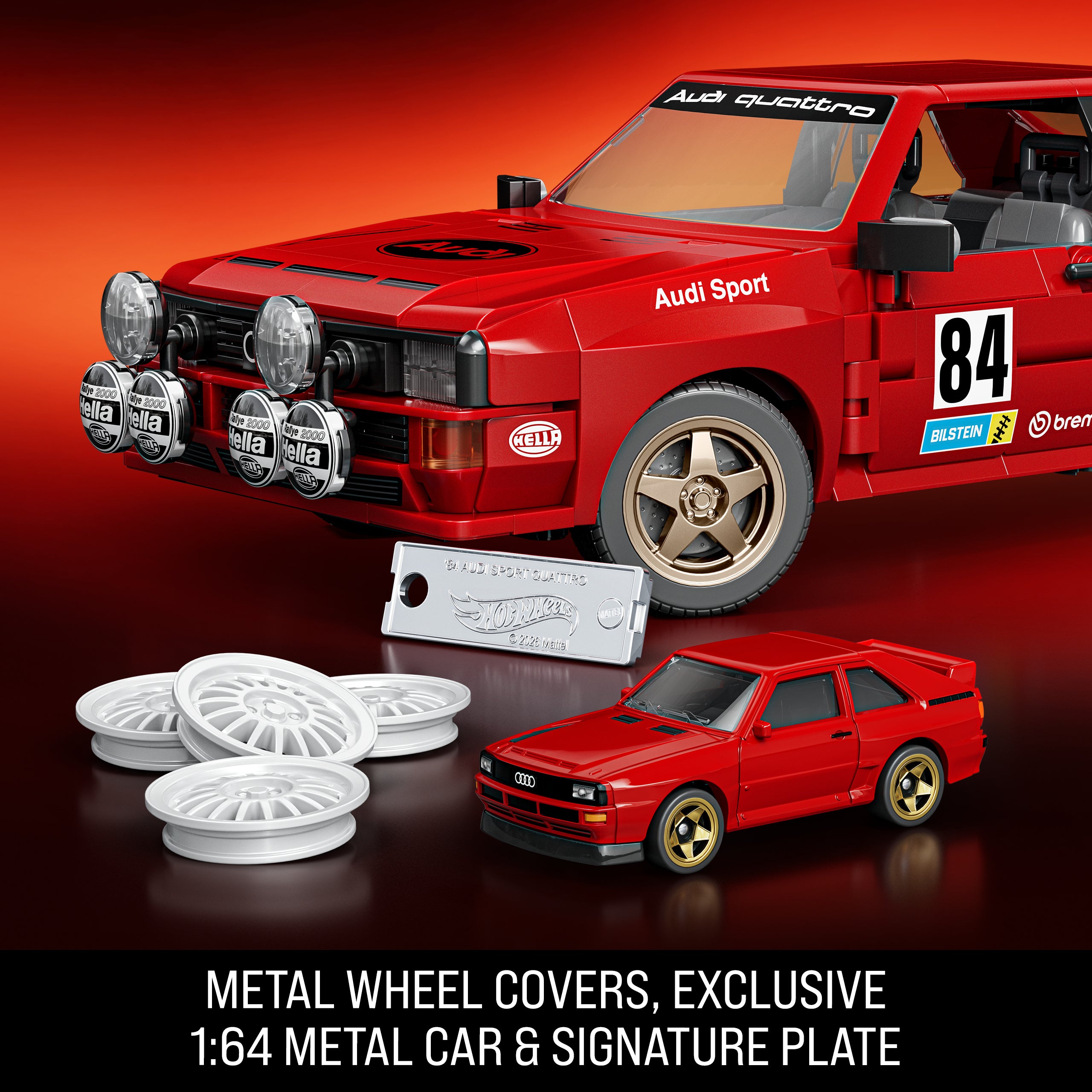 ’84 Audi Sport Quattro Building Toy Kit