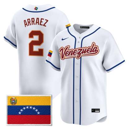 Men's Team Venezuela World Baseball Classic All Stitched Jersey