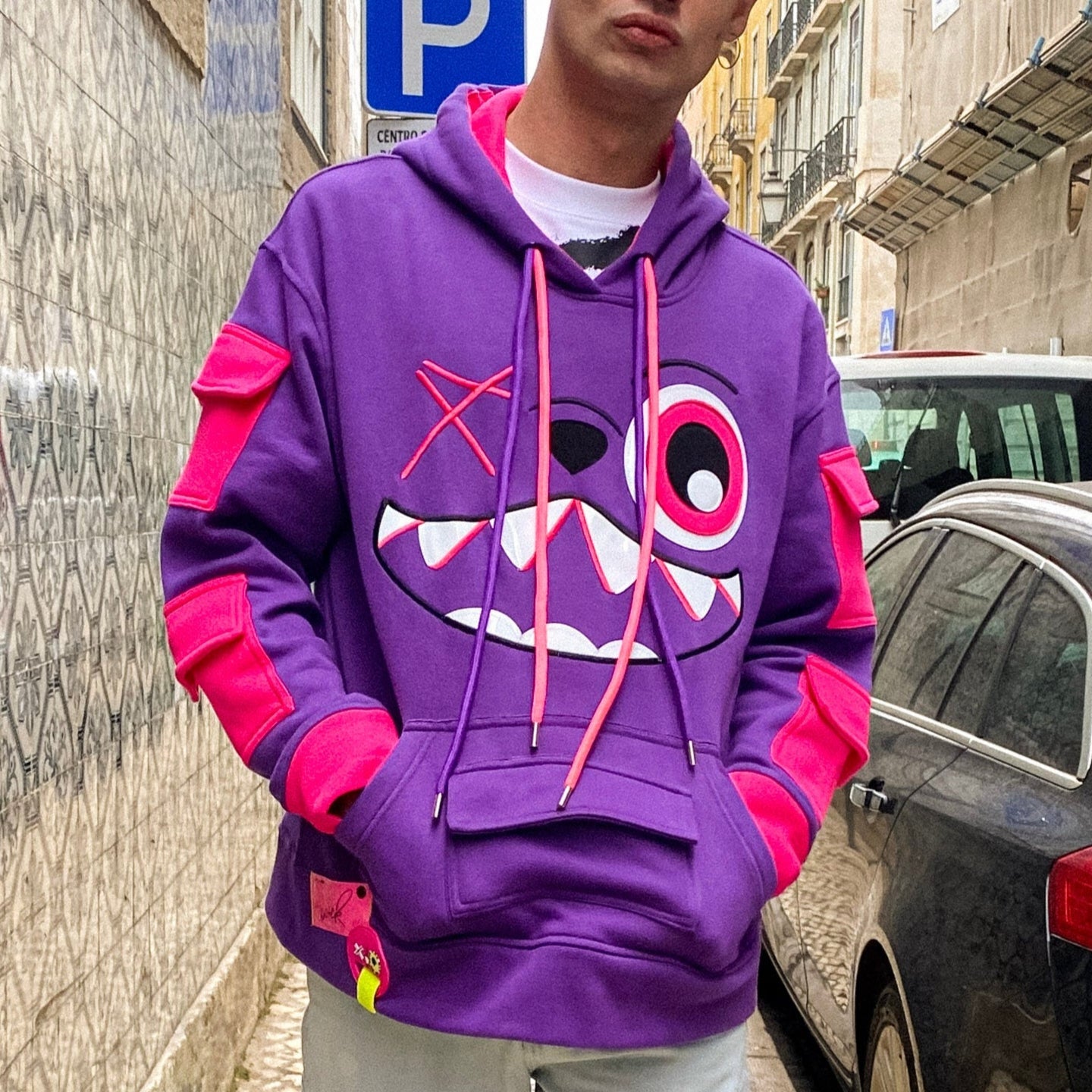 PURPLE & PINK HOODIE!