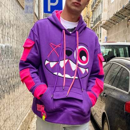 PURPLE & PINK HOODIE!