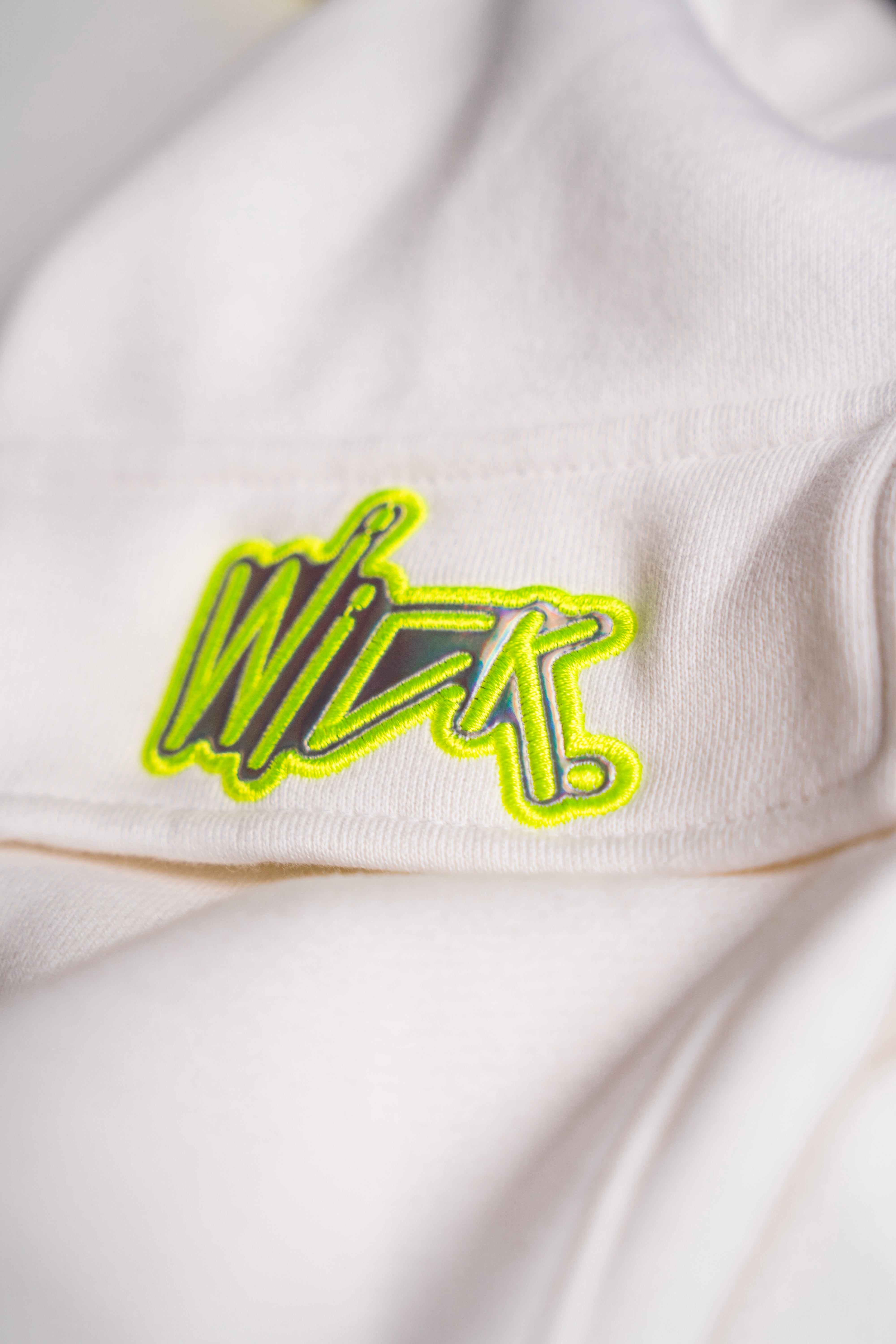 NEON ROYALTY HOODIE WHITE