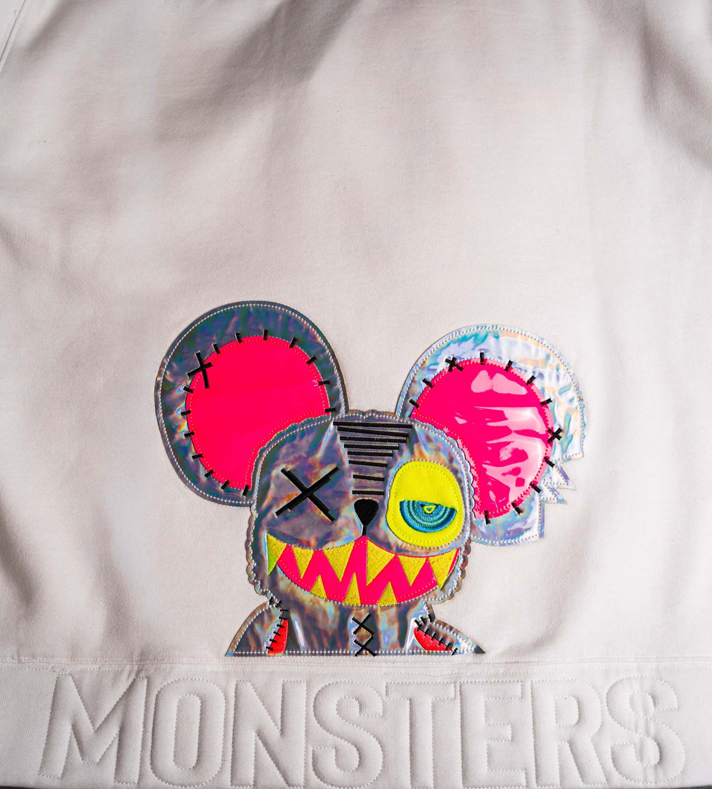 NEON ROYALTY HOODIE WHITE