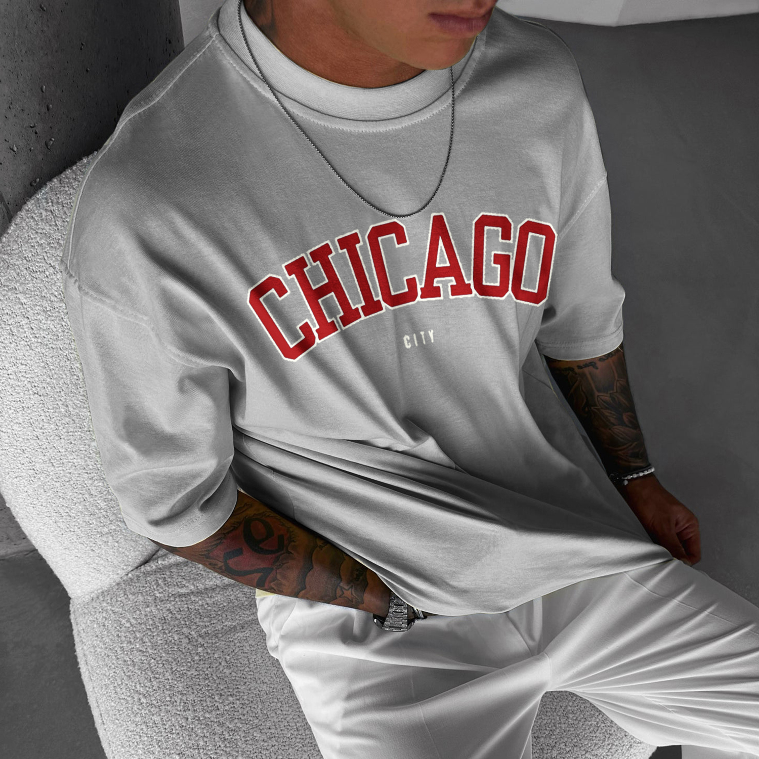 Oversize Chicago Tee