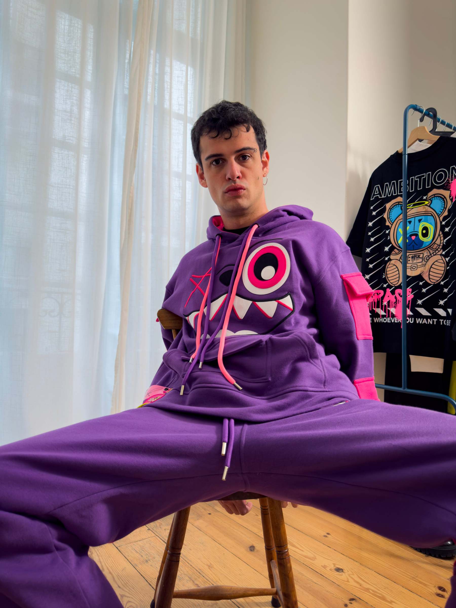 PURPLE & PINK HOODIE!