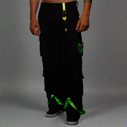 CARGO NR PANTS BLACK & YELLOW