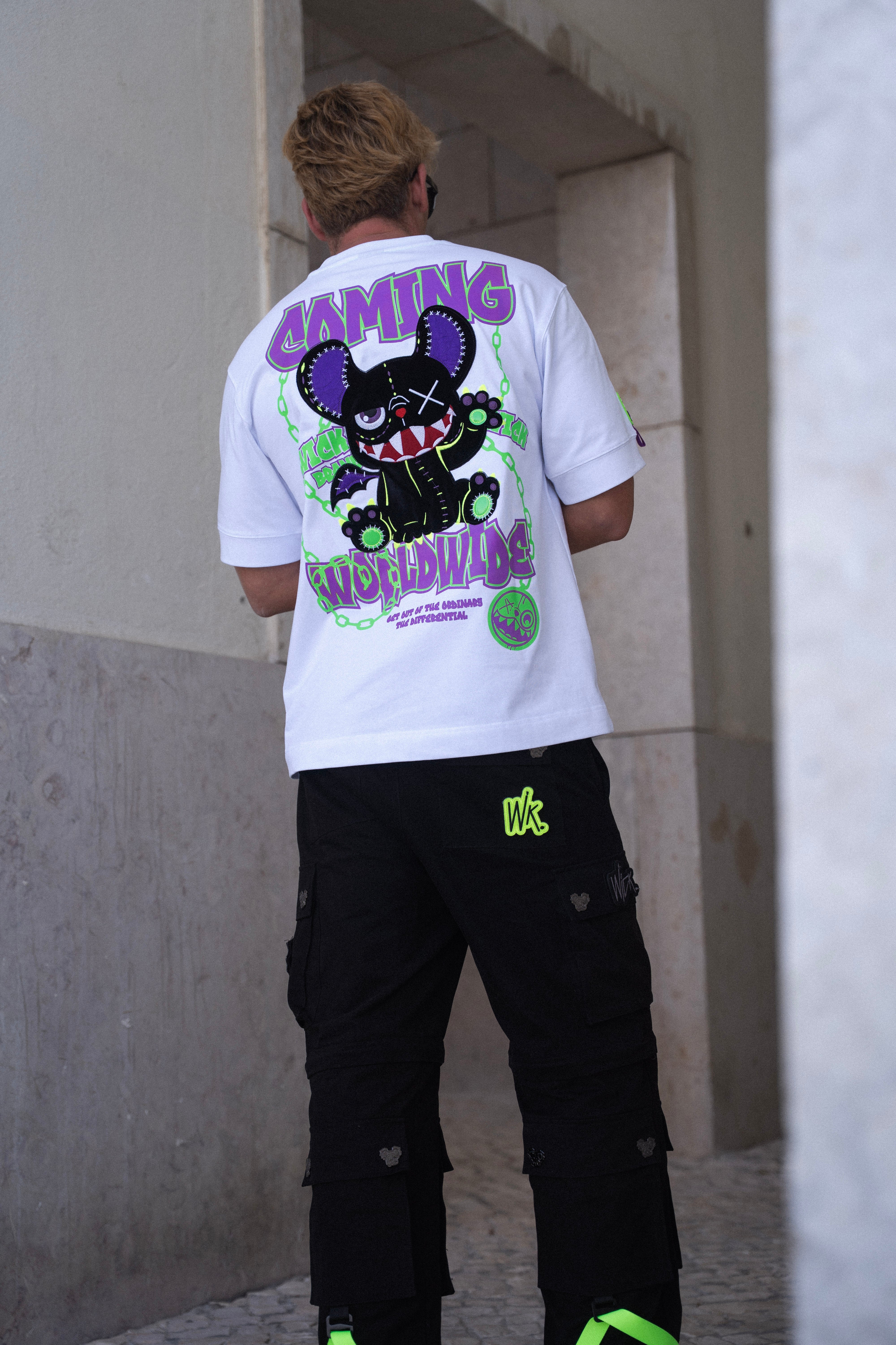 CARGO NR PANTS BLACK & YELLOW