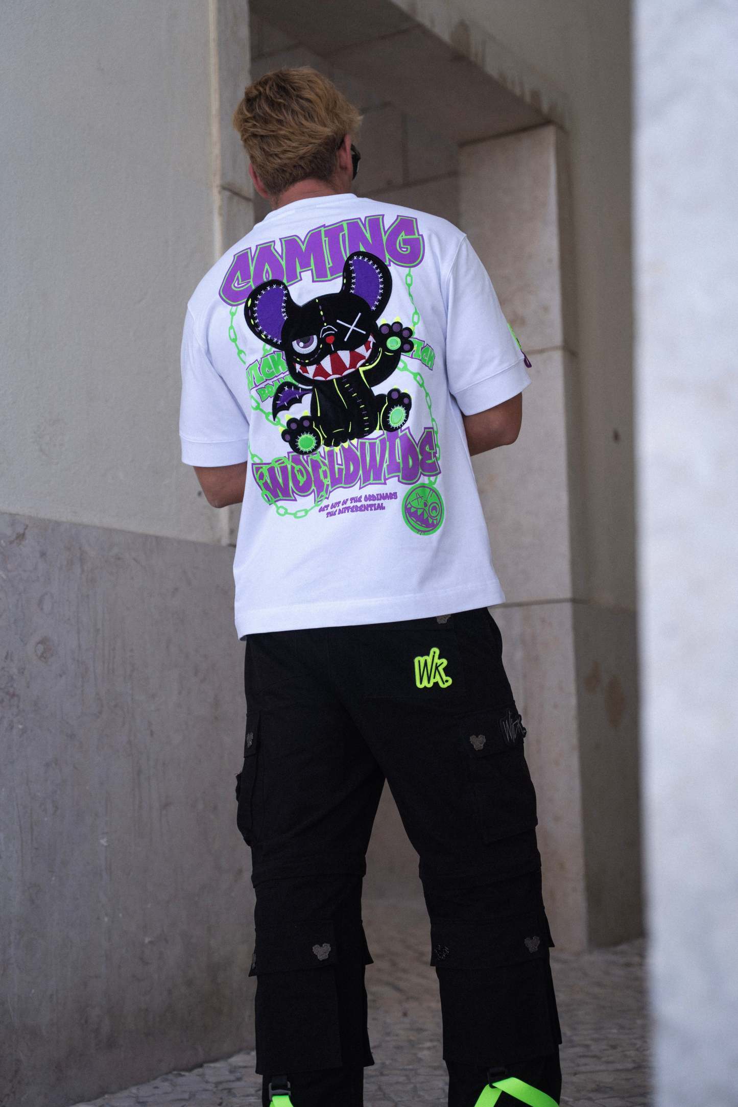 CARGO NR PANTS BLACK & YELLOW