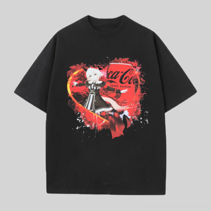 Pretty Derby Coke Zero Sugar Drink Printed Oversized Unisex T-shirt