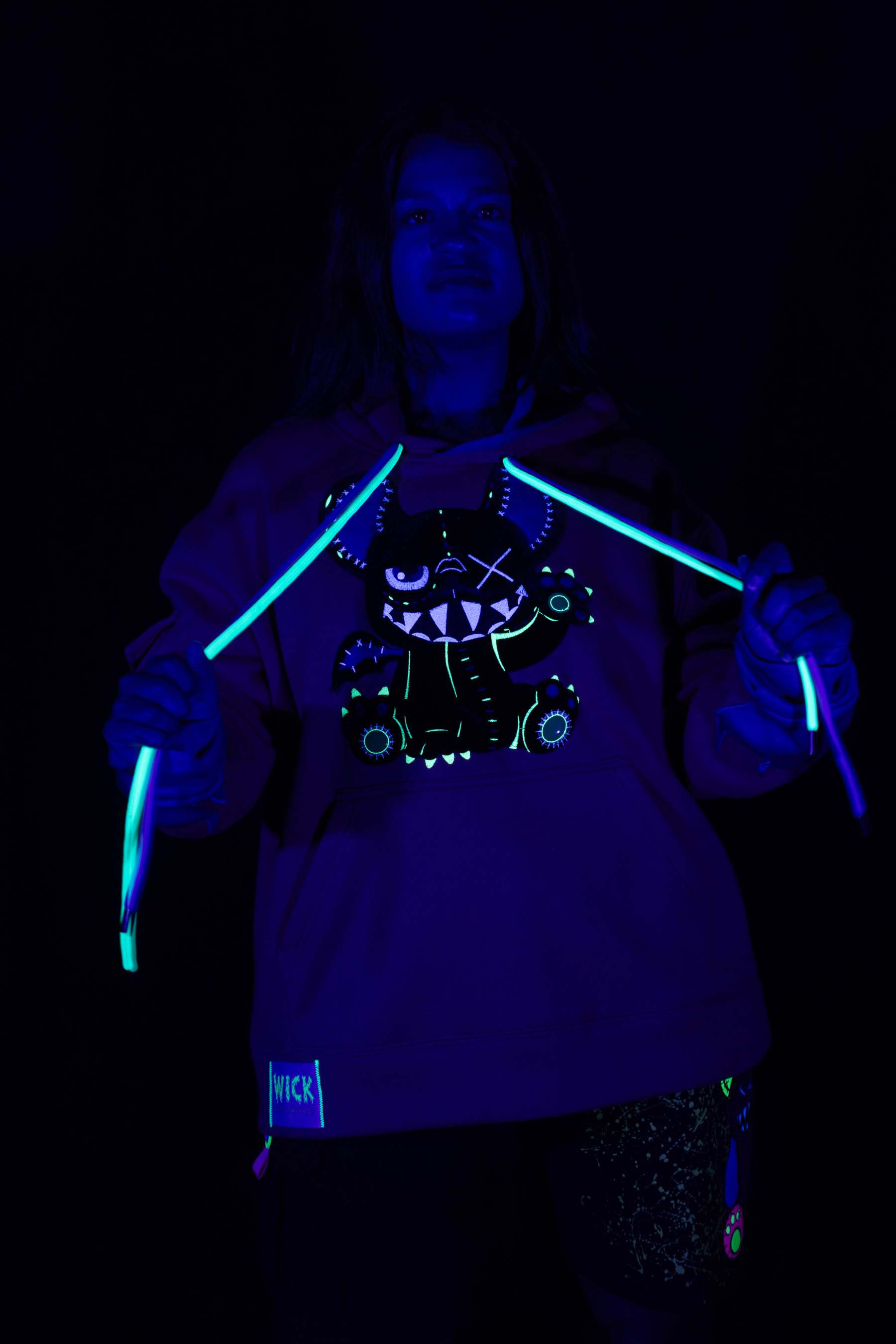 OVERSIZED HOODIE ORANGE FIRE