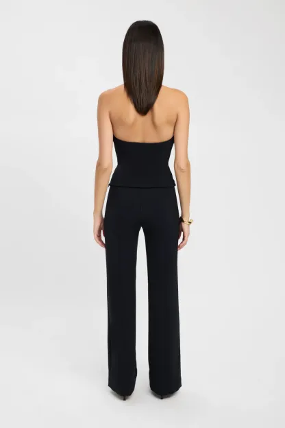 Noir Halo Cut-Out Halter Top