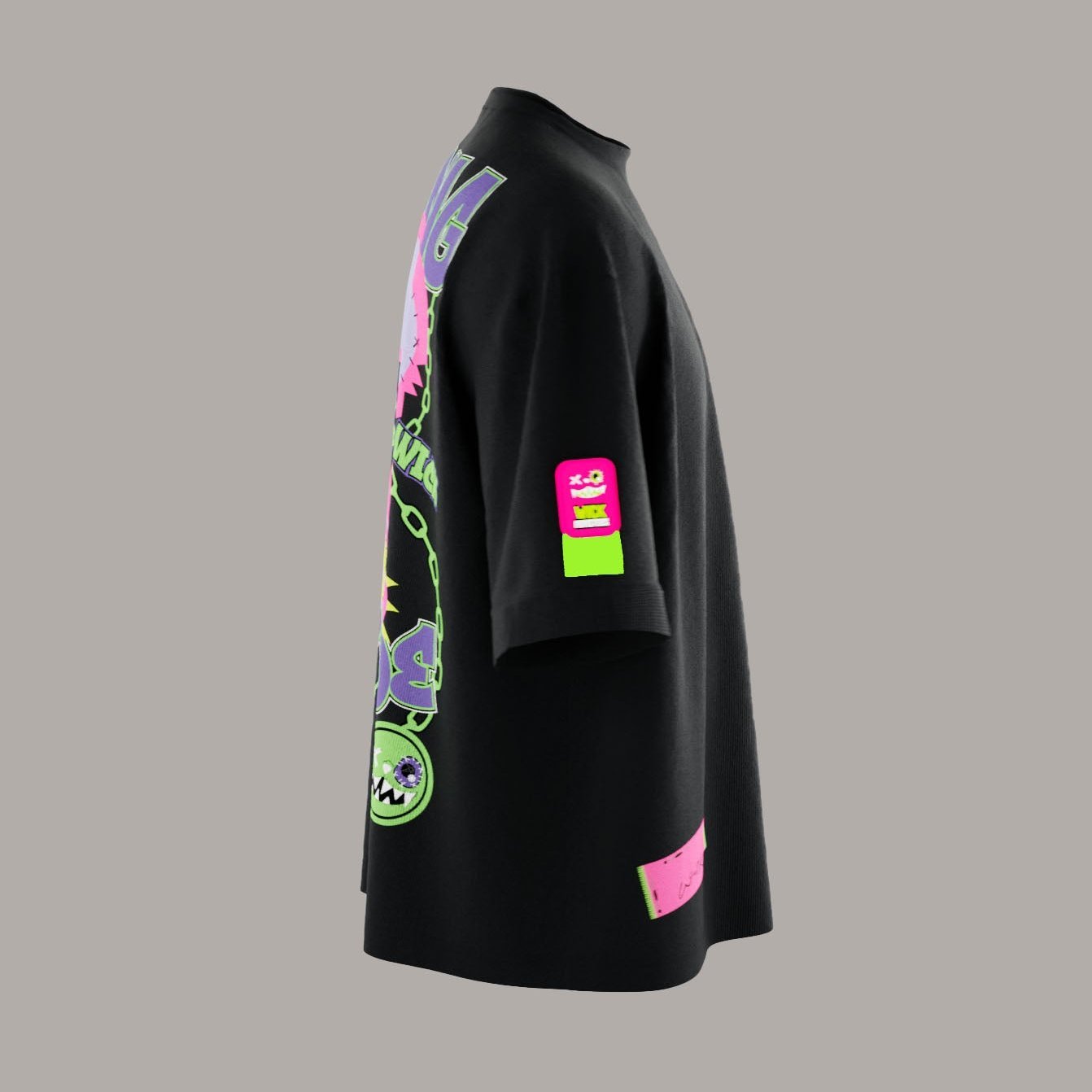 OVERSIZED BLACK CHAIN!