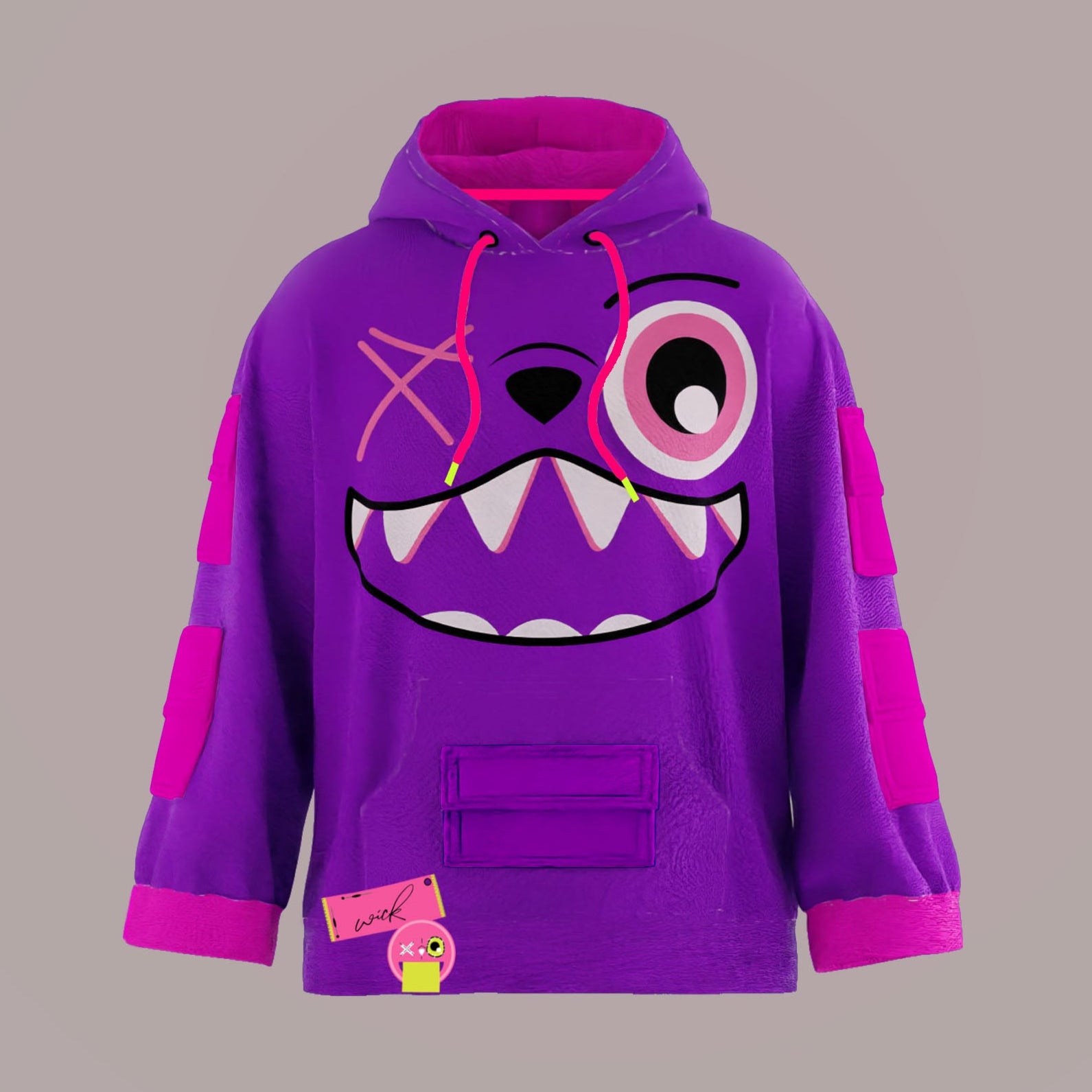 PURPLE & PINK HOODIE!