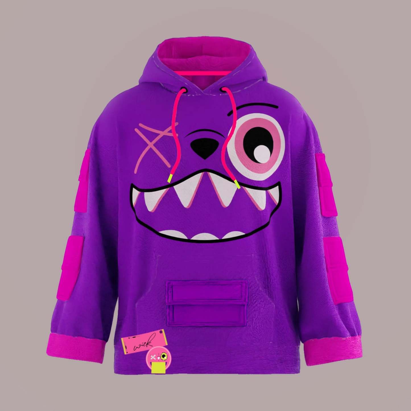 PURPLE & PINK HOODIE!