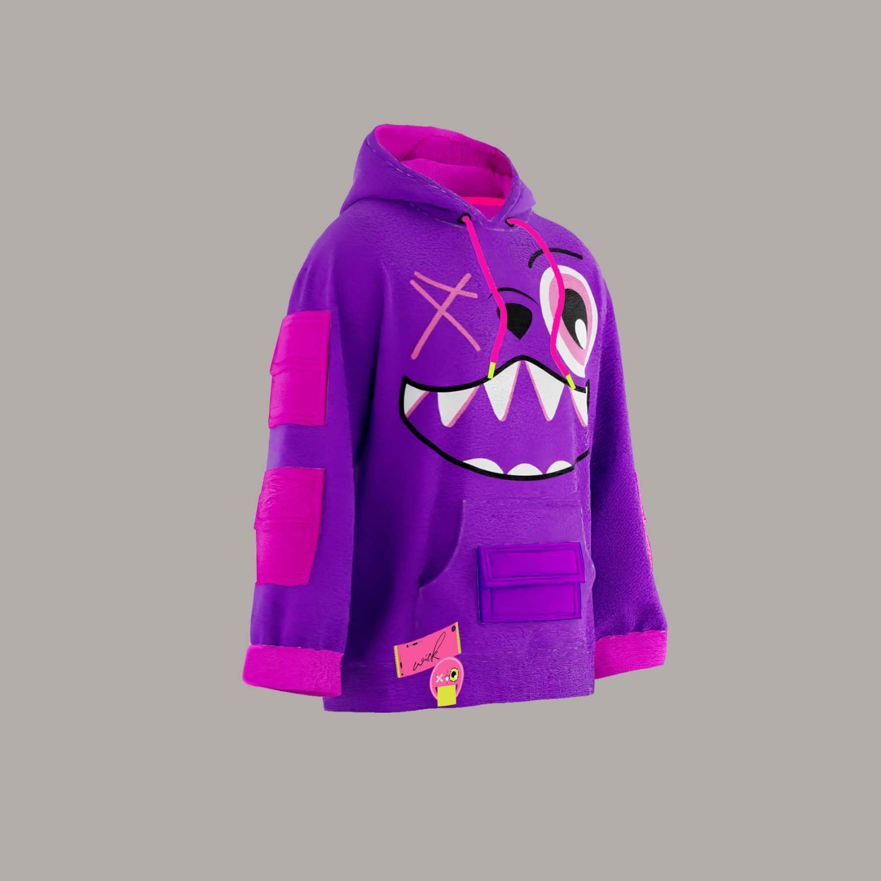 PURPLE & PINK HOODIE!
