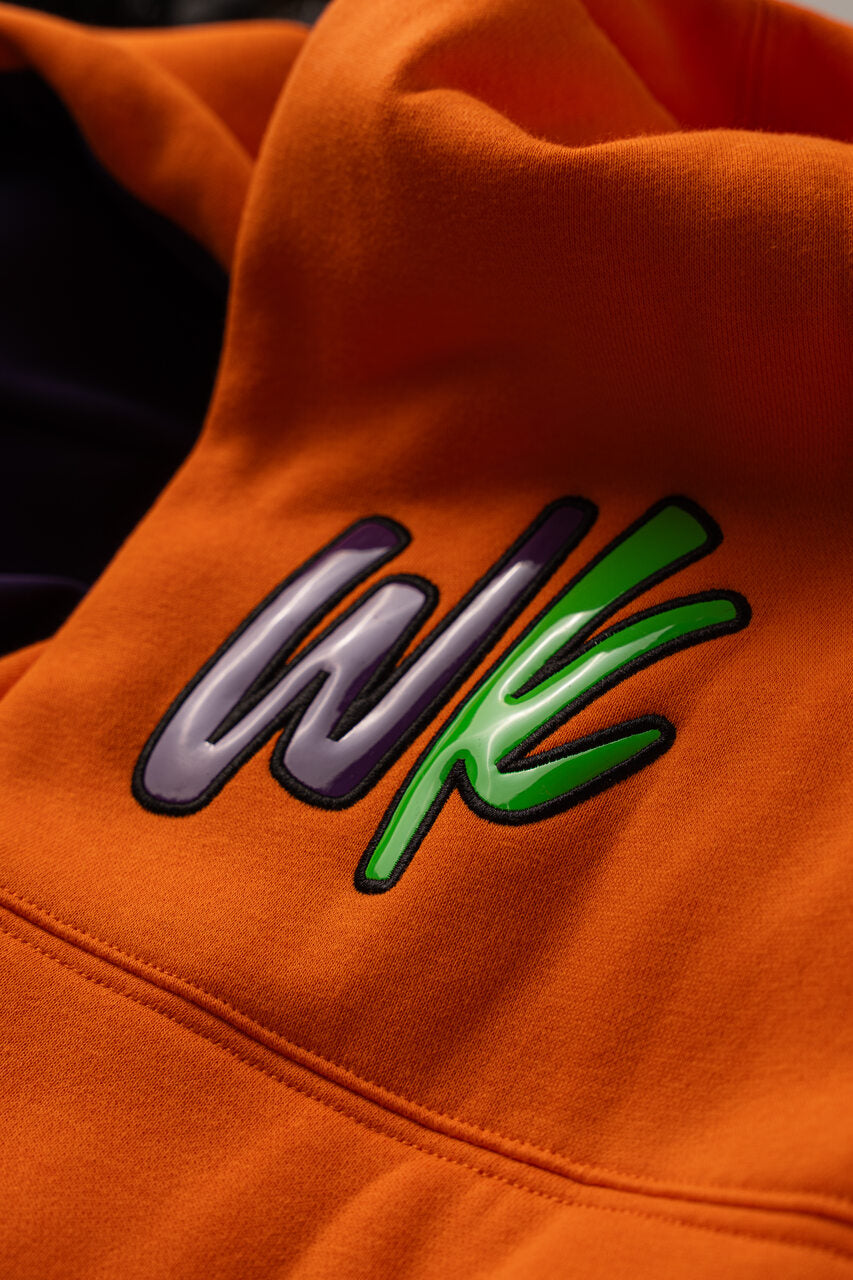 OVERSIZED HOODIE ORANGE FIRE