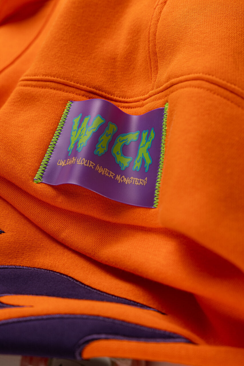 OVERSIZED HOODIE ORANGE FIRE