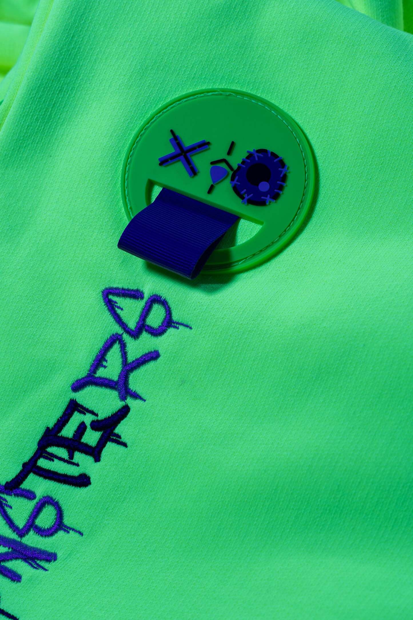 NEON YELLOW SWEATPANTS!