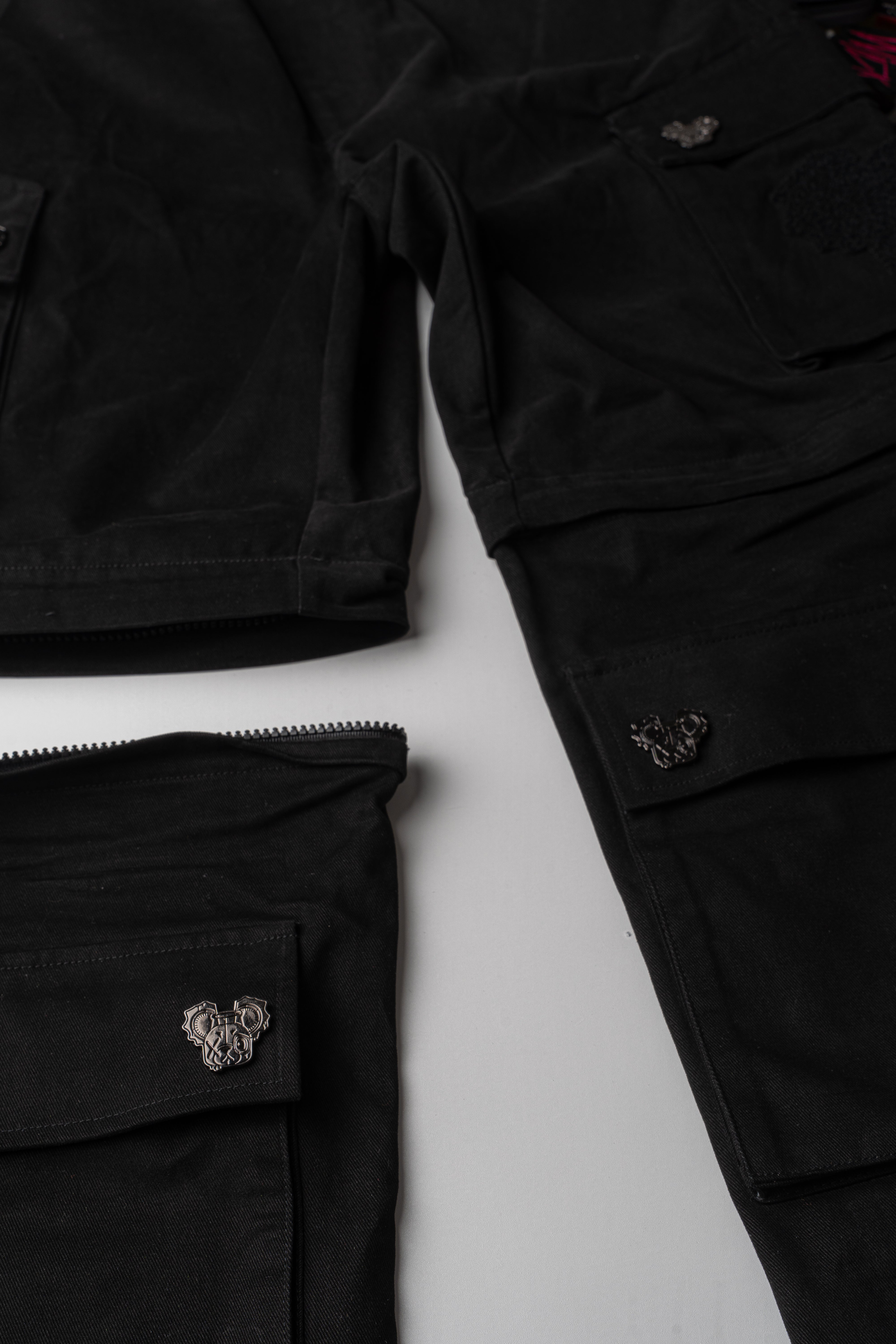 CARGO NR PANTS BLACK & YELLOW