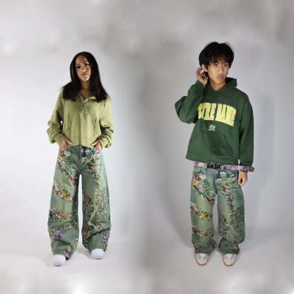 GUARDIAN OF EDEN EMBROIDERED DENIM