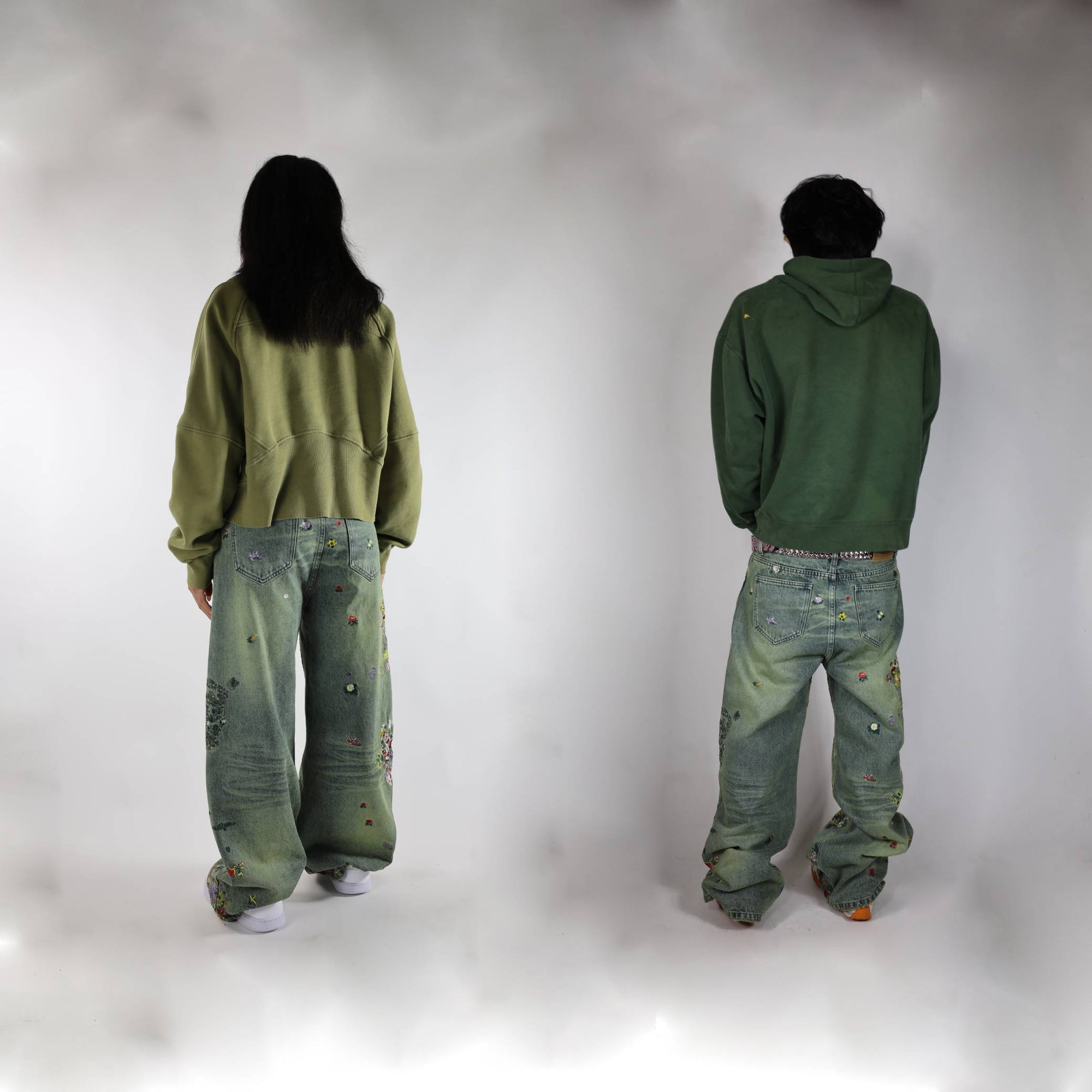 GUARDIAN OF EDEN EMBROIDERED DENIM