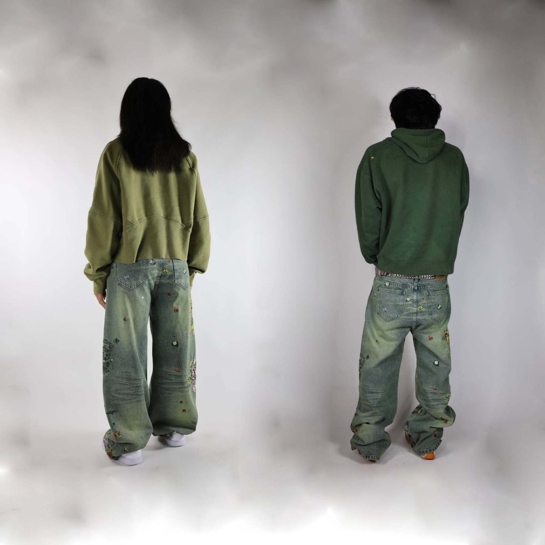 GUARDIAN OF EDEN EMBROIDERED DENIM