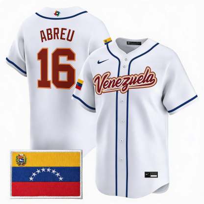 Men's Team Venezuela World Baseball Classic All Stitched Jersey
