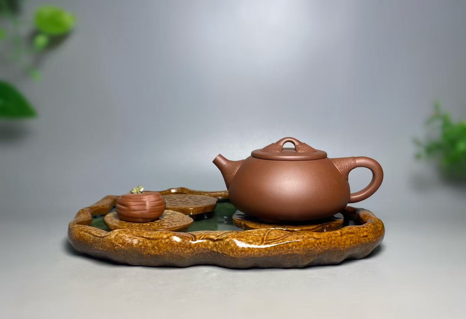 Leather-Textured Shipiao Teapot - 300CC Yixing Purple Clay, Handcrafted Traditional Chinese Kung Fu Tea Pot