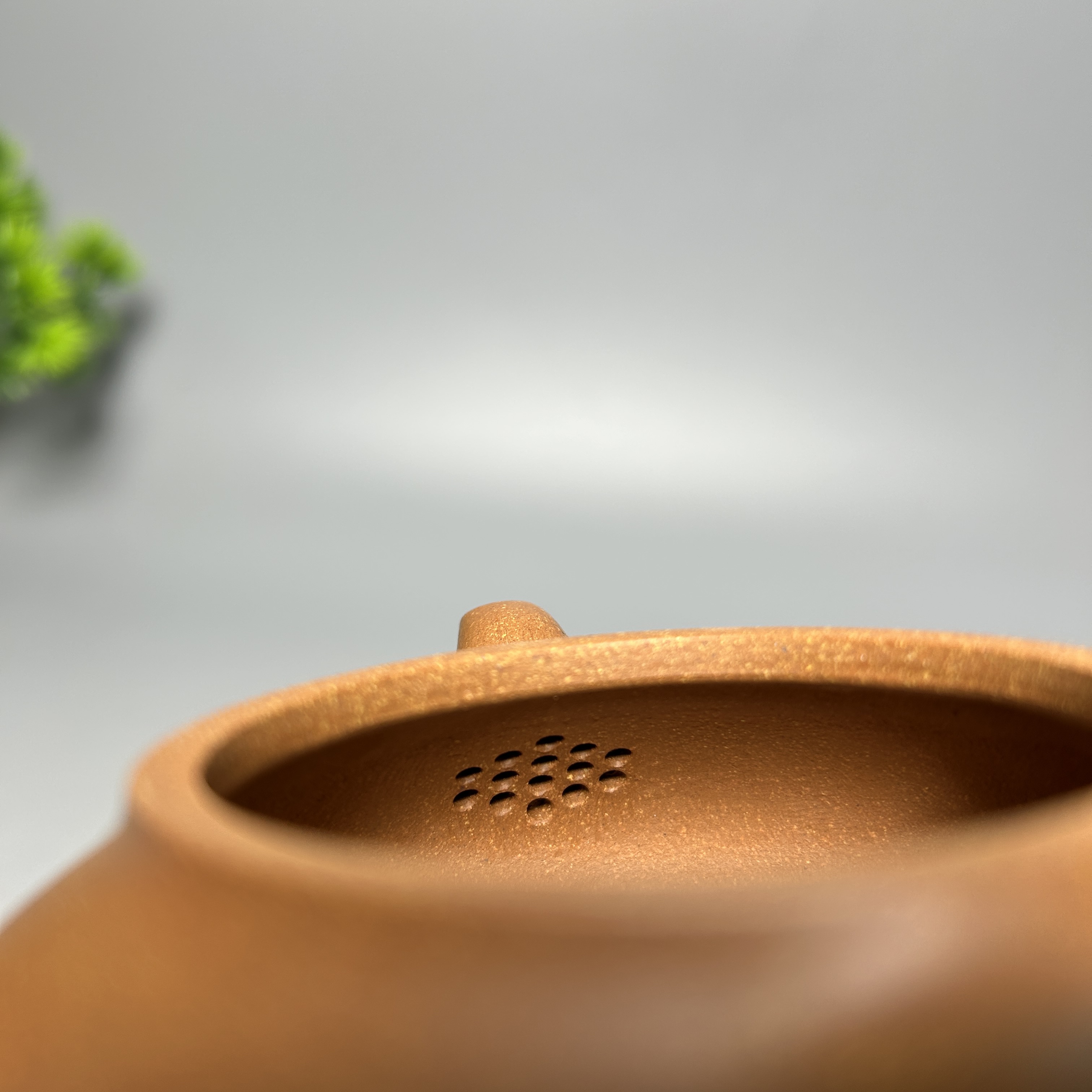 Short Pan Teapot - 200CC Huang Jiangpo Ni (Yellow Clay), Yixing Purple Clay Kung Fu Tea Pot