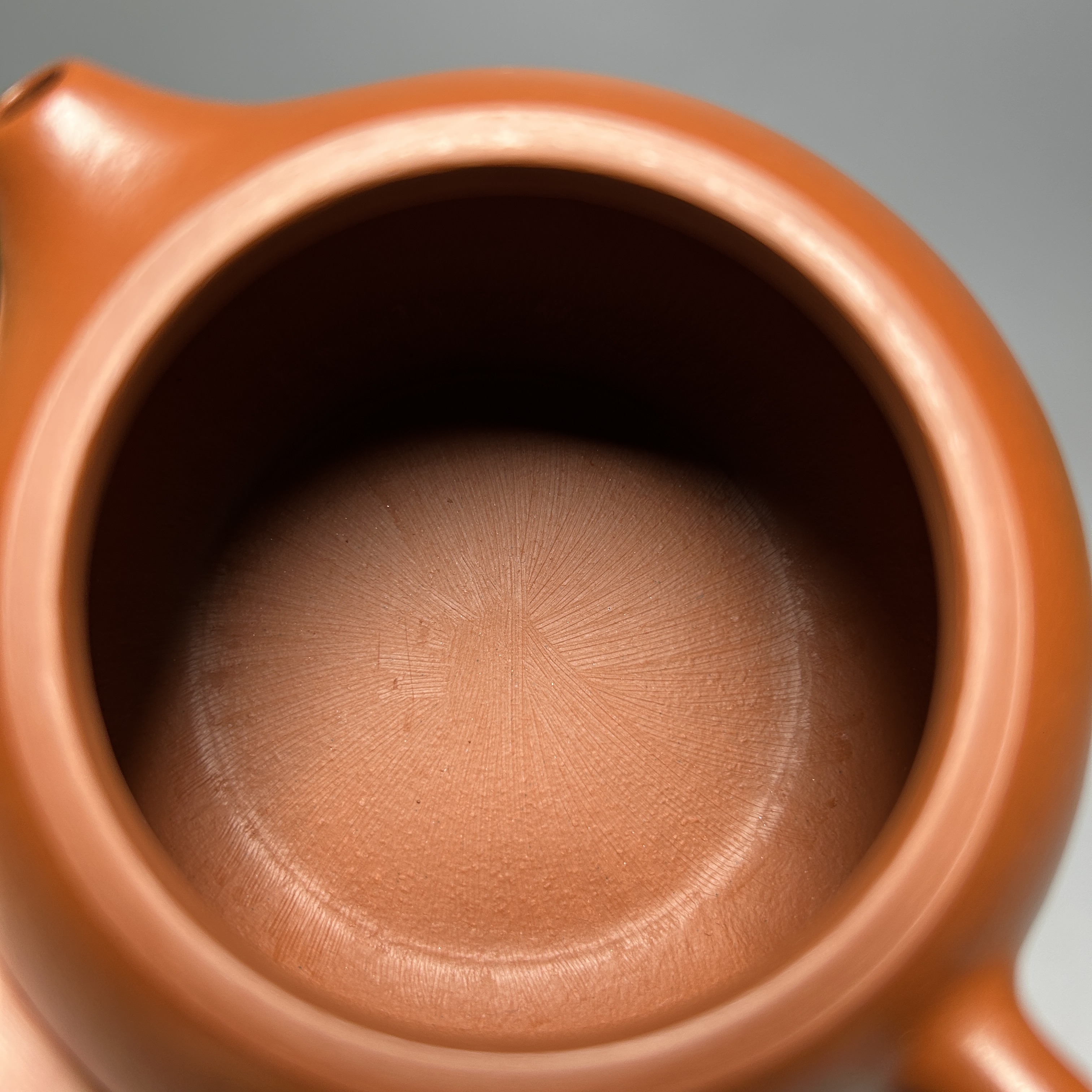 Xishi Teapot - 200CC Xiaomeiyao Zhuni (Cinnabar Clay), Fully Handmade Yixing Kung Fu Tea Pot