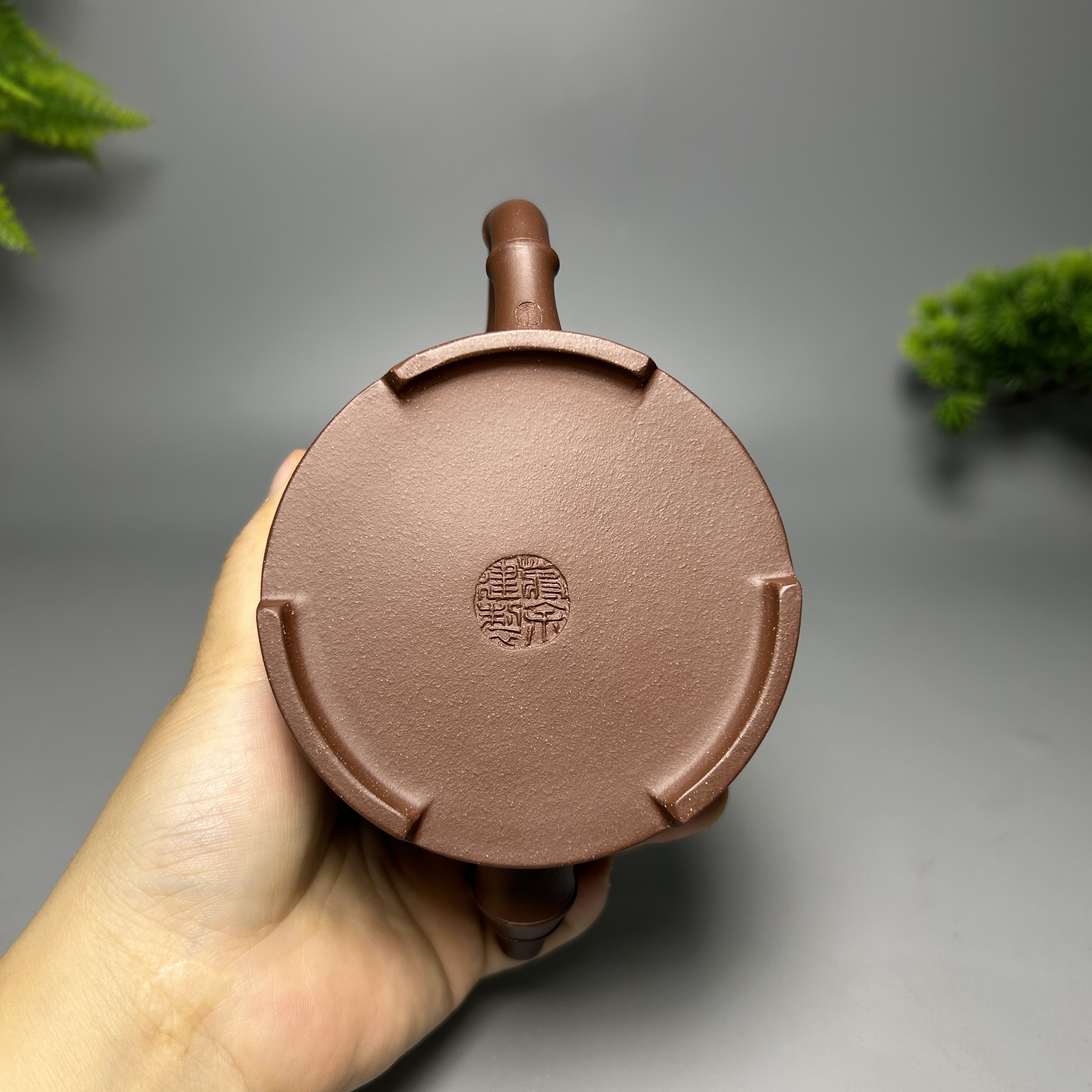 Bamboo Section Teapot - 200CC Yixing Ziqie Clay, Handcrafted Floral-Style Gongfu Tea Pot
