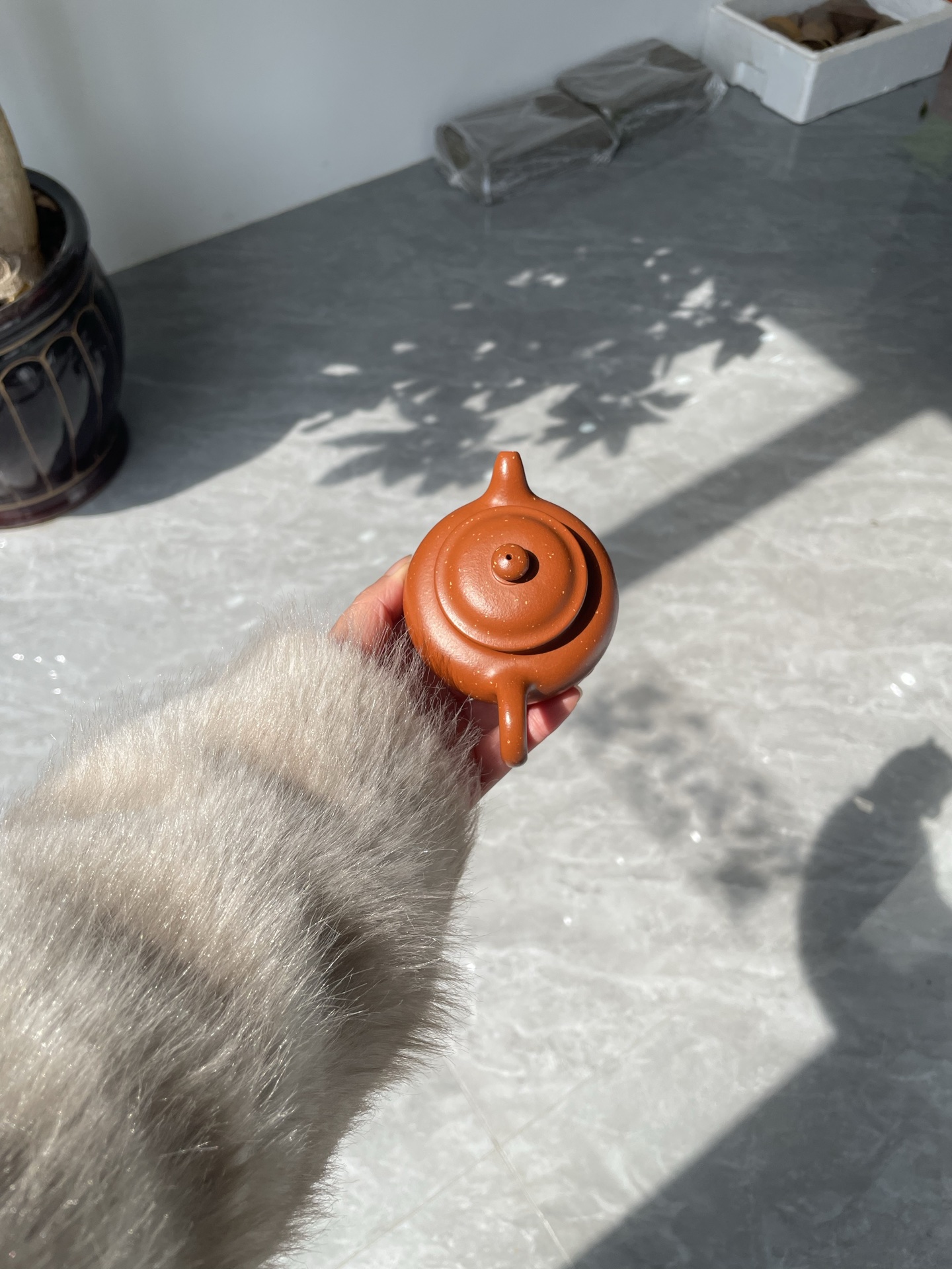 Mini Duozhi Teapot – Heritage-Inspired Design in Premium Zhu Clay (150cc)
