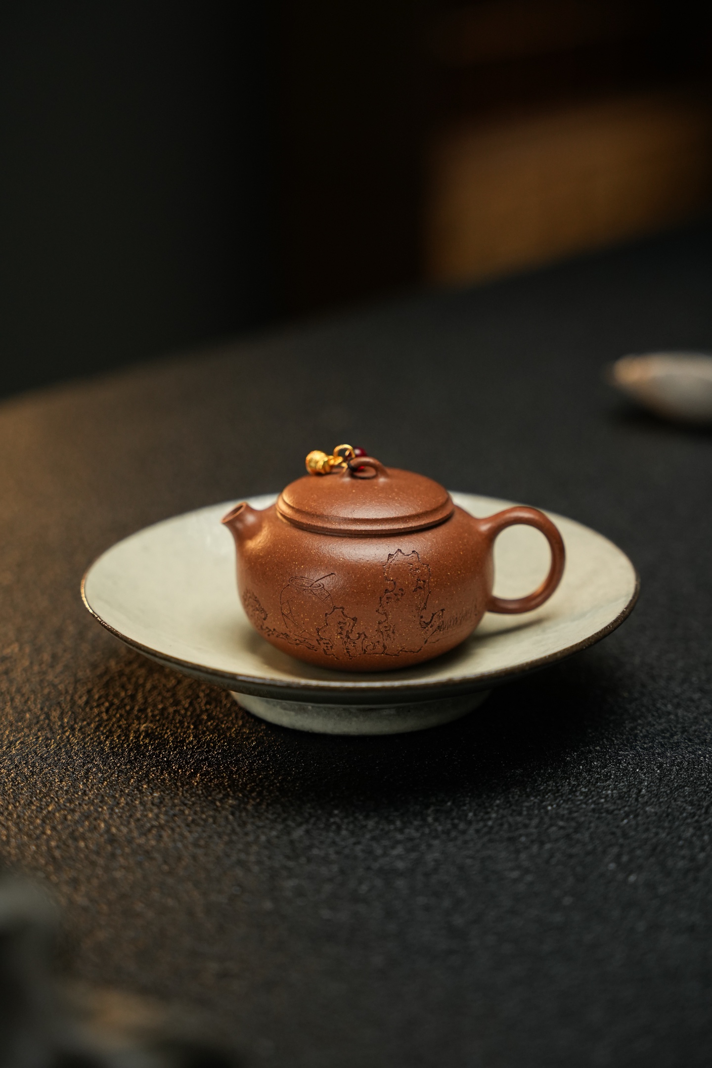 "MuGu" Ancient-Style Yixing Teapot | 100cc Premium Raw Jiangpo Clay | Handcrafted Masterpiece