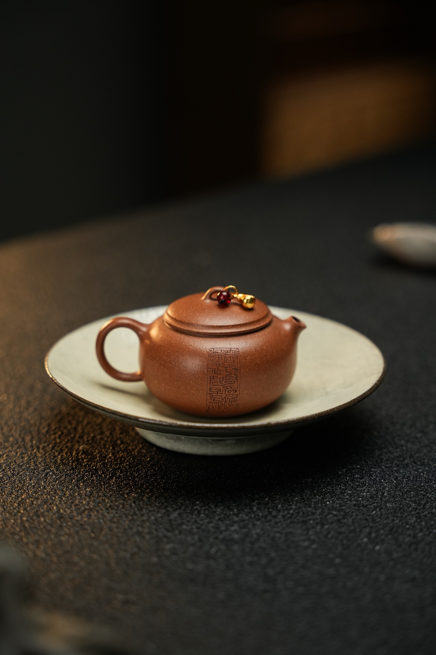 "MuGu" Ancient-Style Yixing Teapot | 100cc Premium Raw Jiangpo Clay | Handcrafted Masterpiece