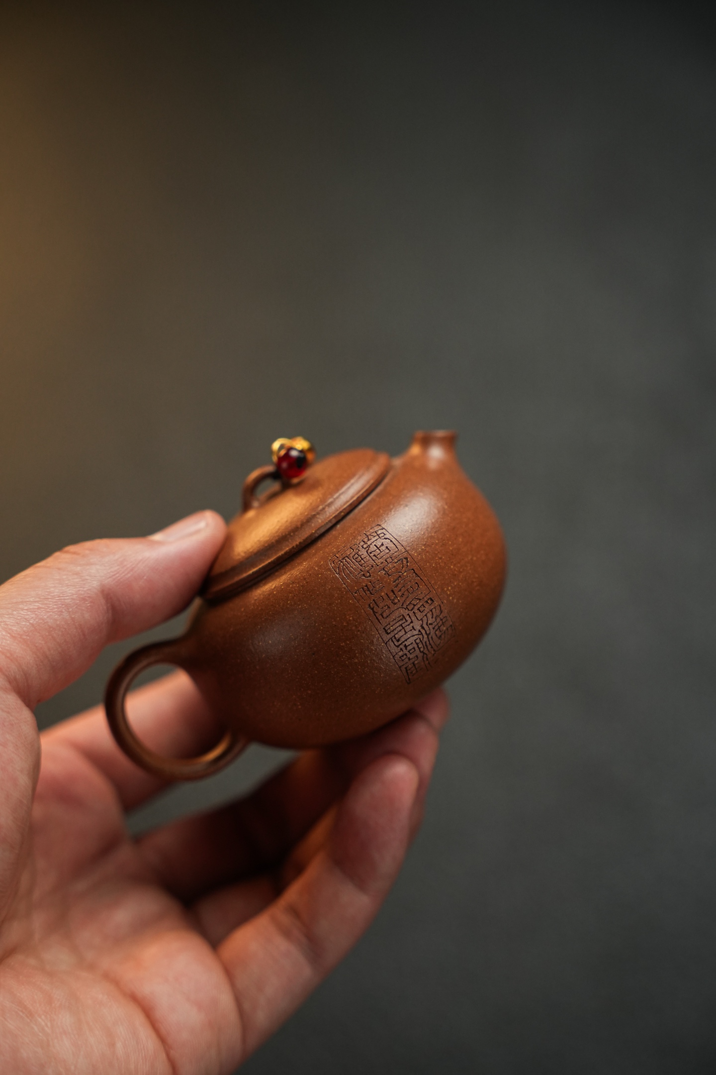 "MuGu" Ancient-Style Yixing Teapot | 100cc Premium Raw Jiangpo Clay | Handcrafted Masterpiece