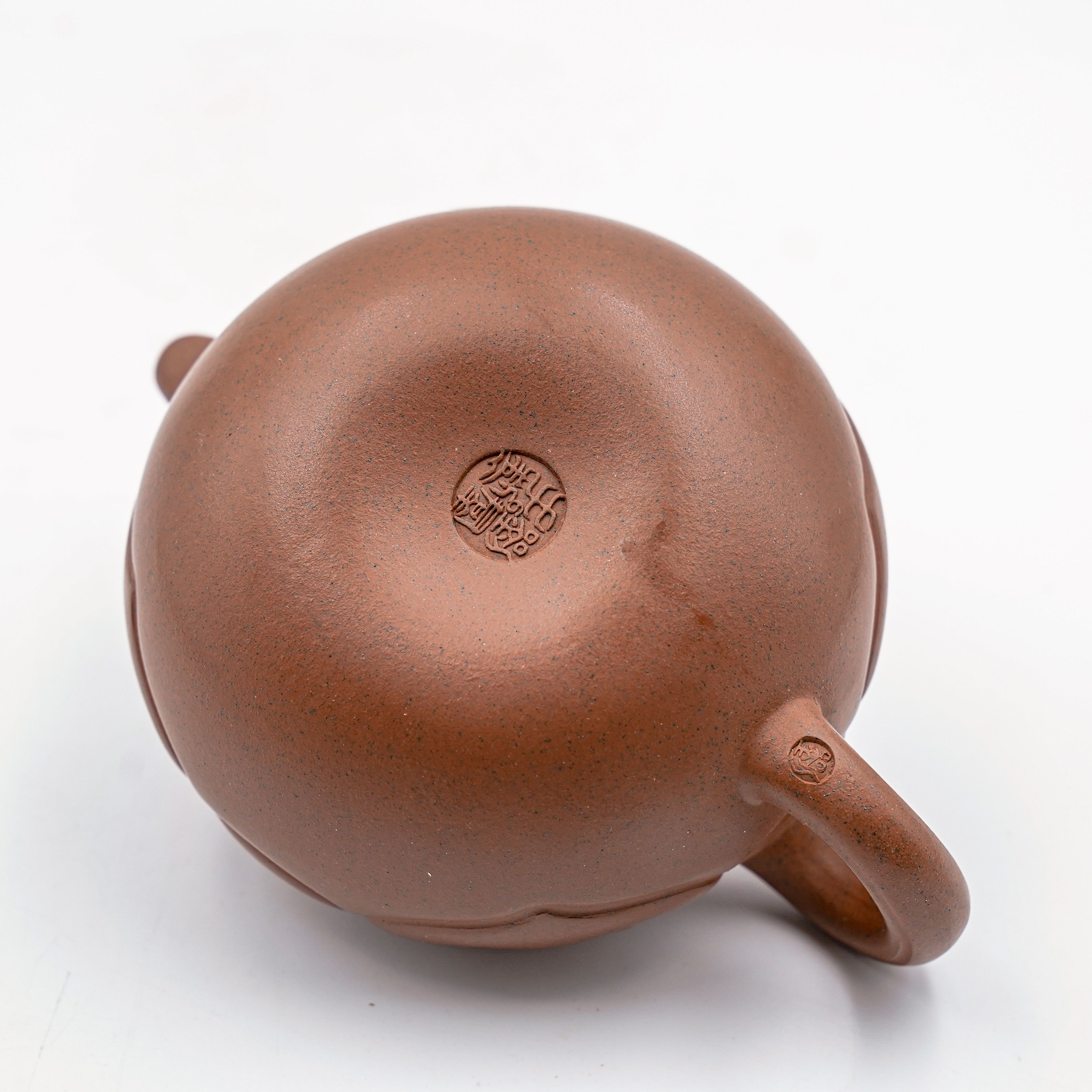 Handcrafted Yixing Iron Star Sand Ru Yi Fang Gu Teapot