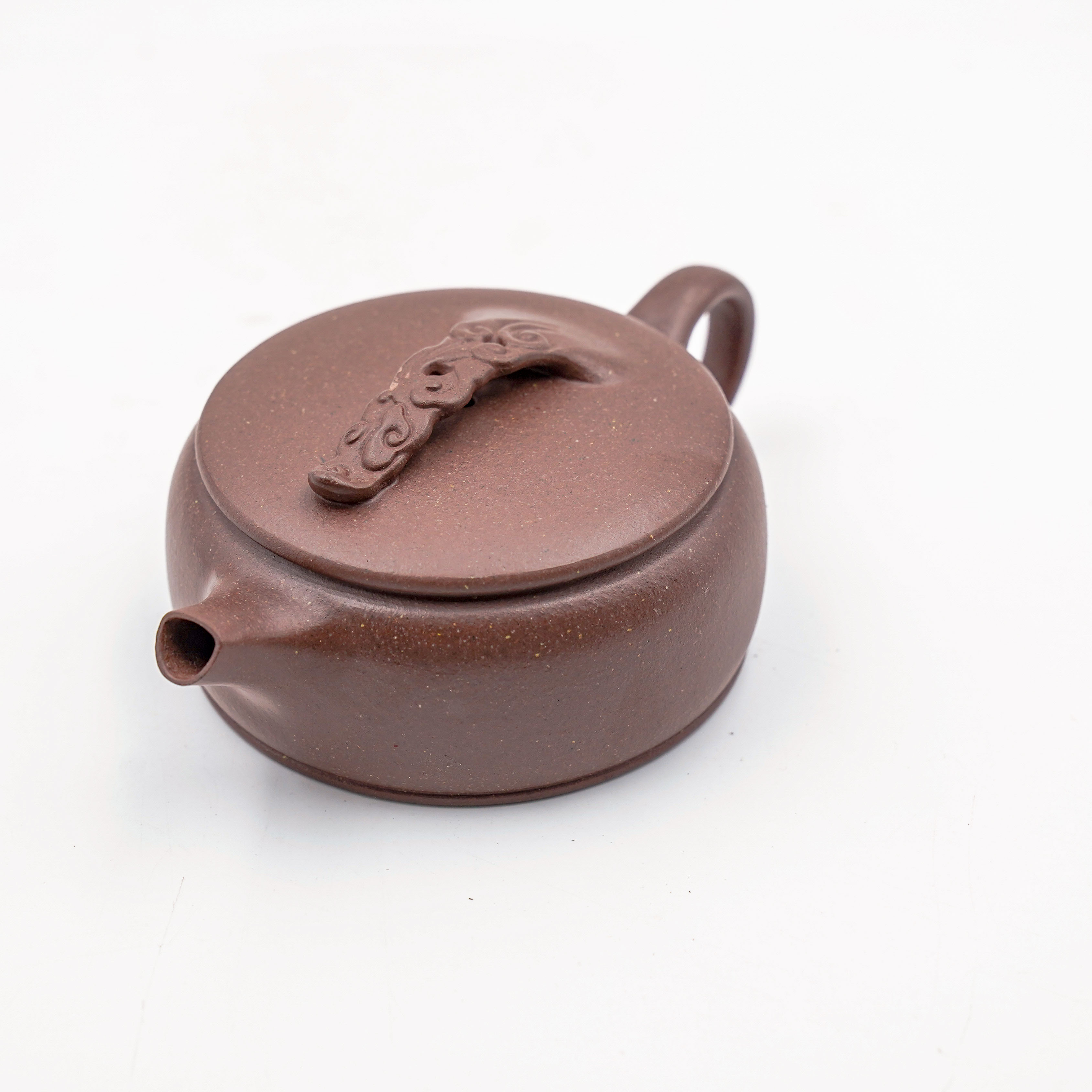 Handcrafted Yixing Zisha Jianyun Hanwa Teapot, Zini Clay with Classic Design