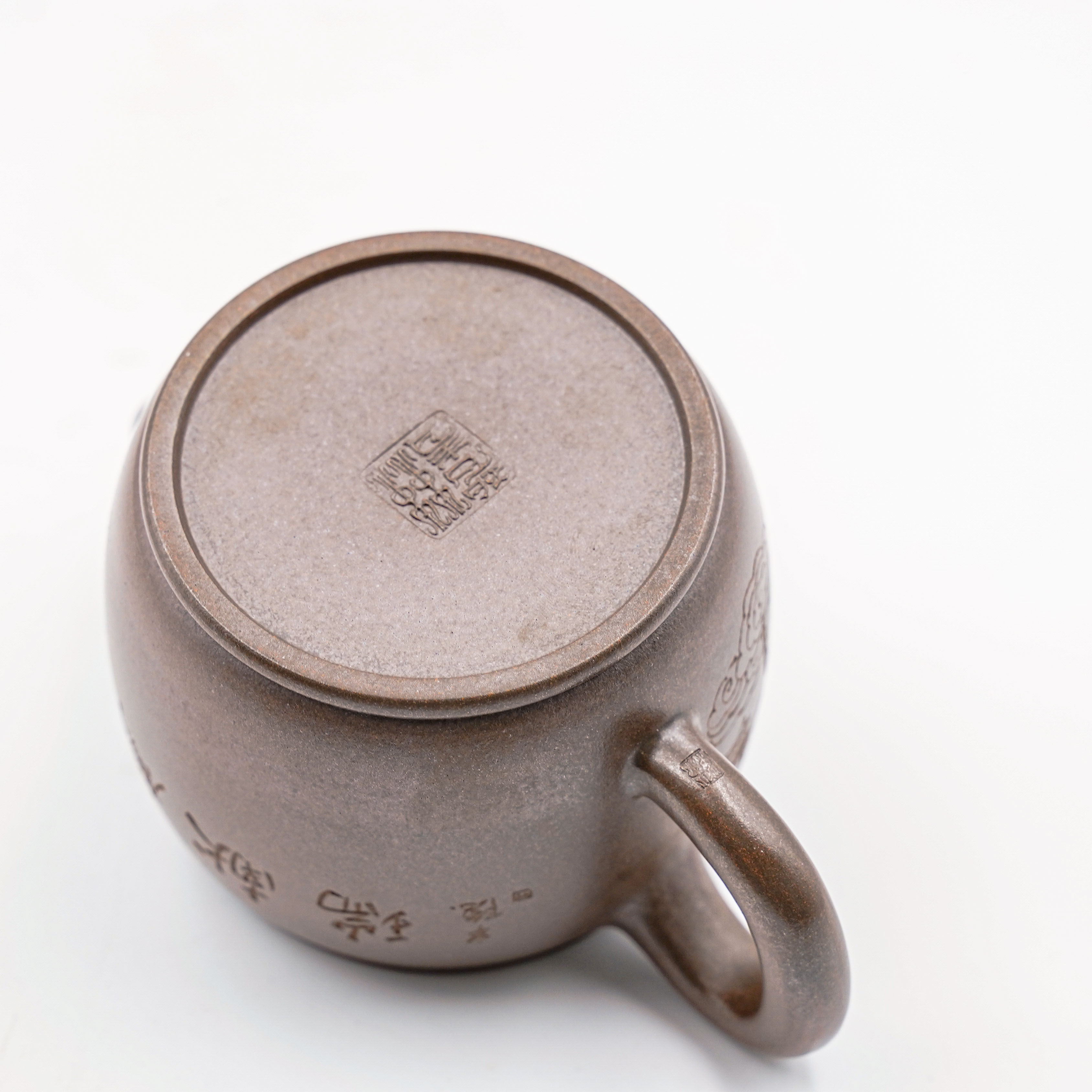 Handcrafted Yixing柴烧 Han Wa Teapot with兽纽