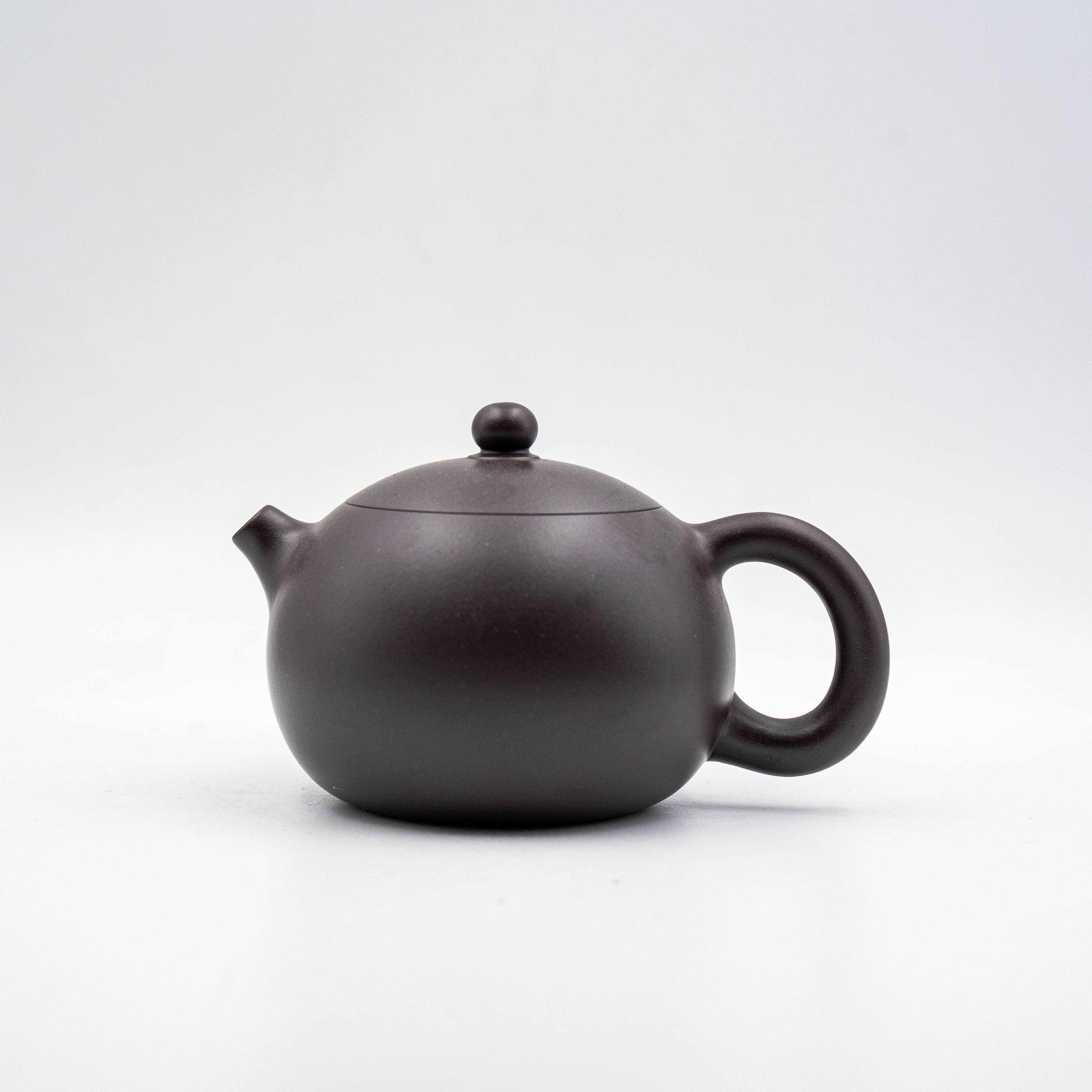 Artisan Xishi Teapot by Zheng Jun, Fully Handmade, Zhaozhuang Aged Zini Clay