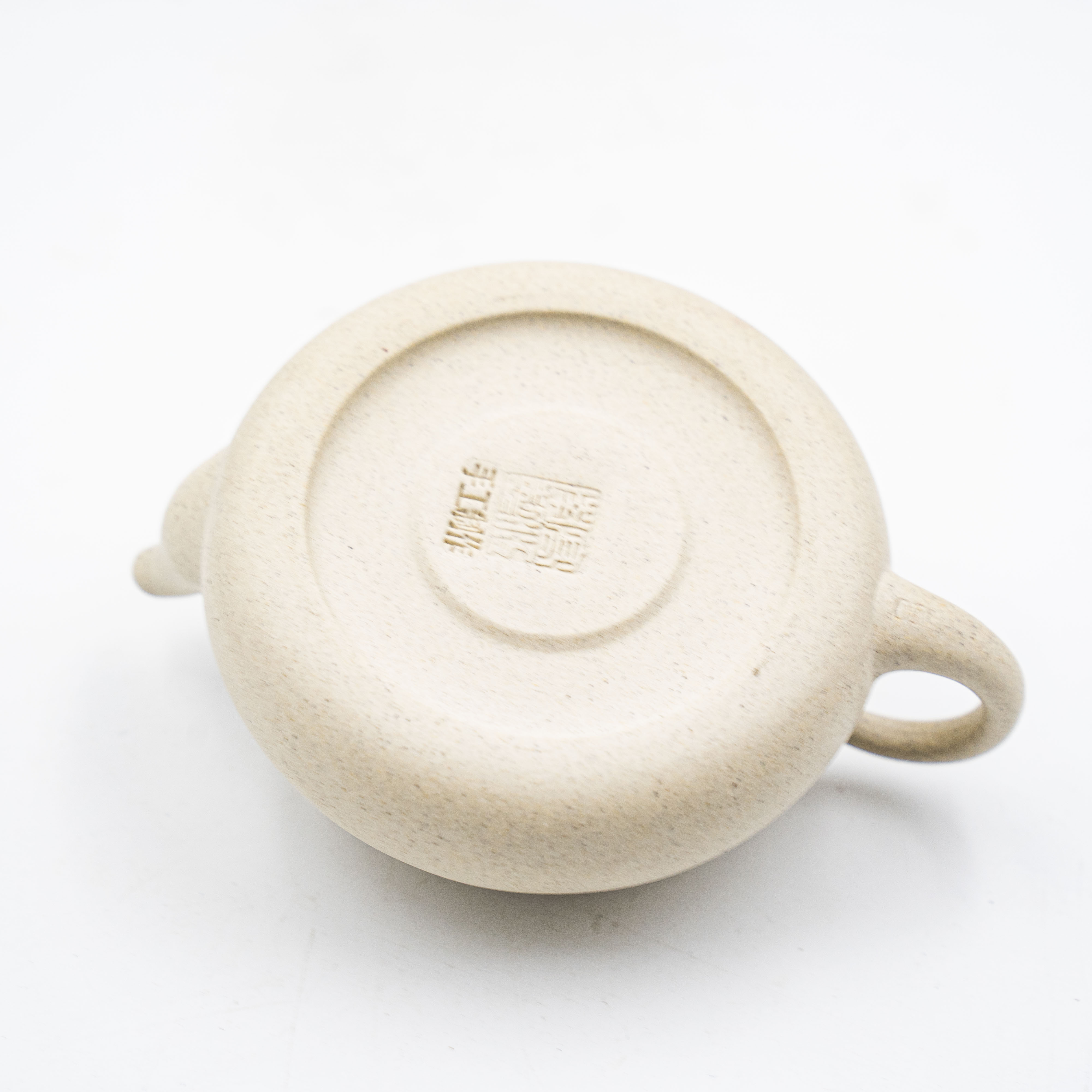 Handcrafted Yixing Zisha Qishierbian Teapot, White Yuduan Clay
