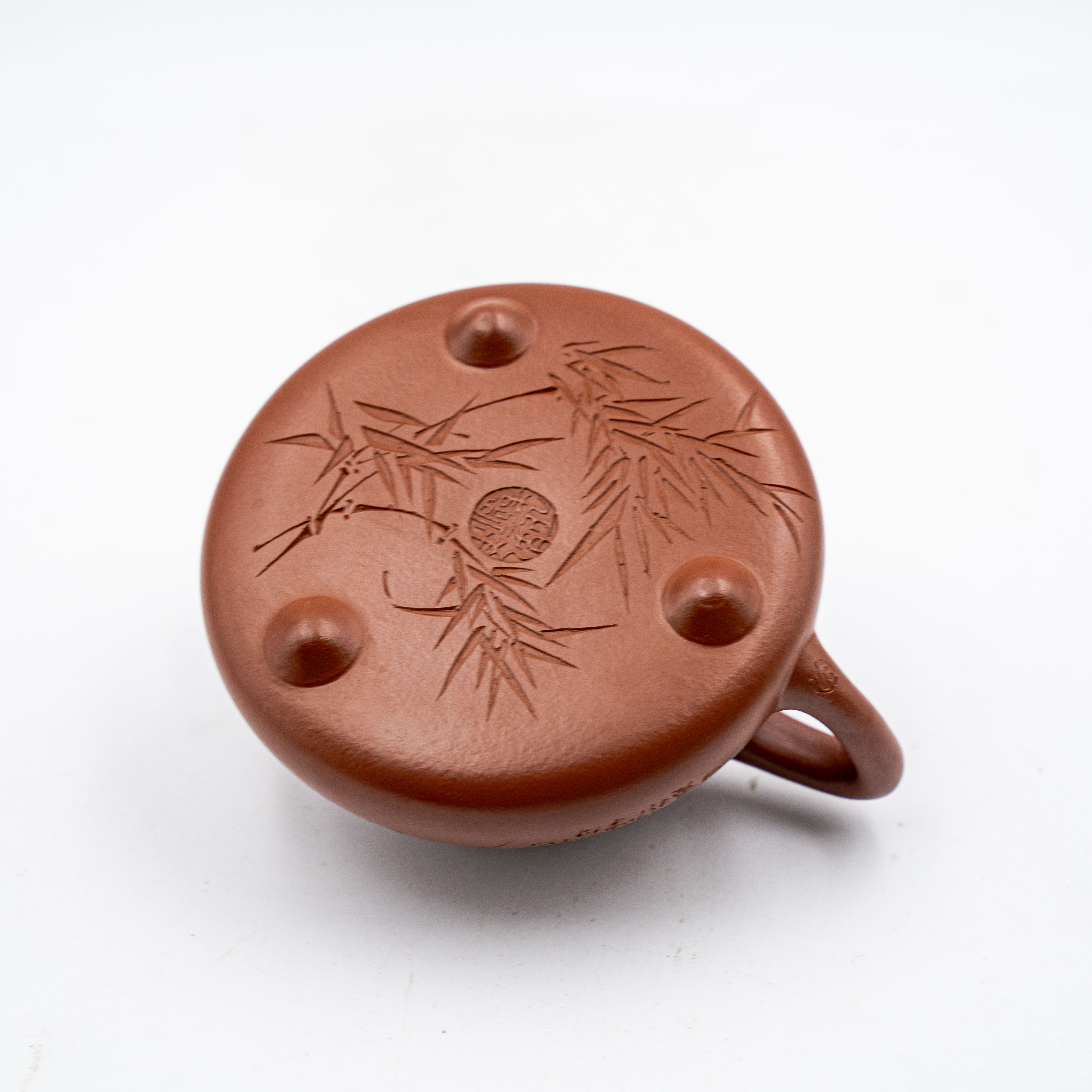 Handcrafted Yixing Zisha Shipiao Teapot, Zhaozhuang Zhu Clay with Carving