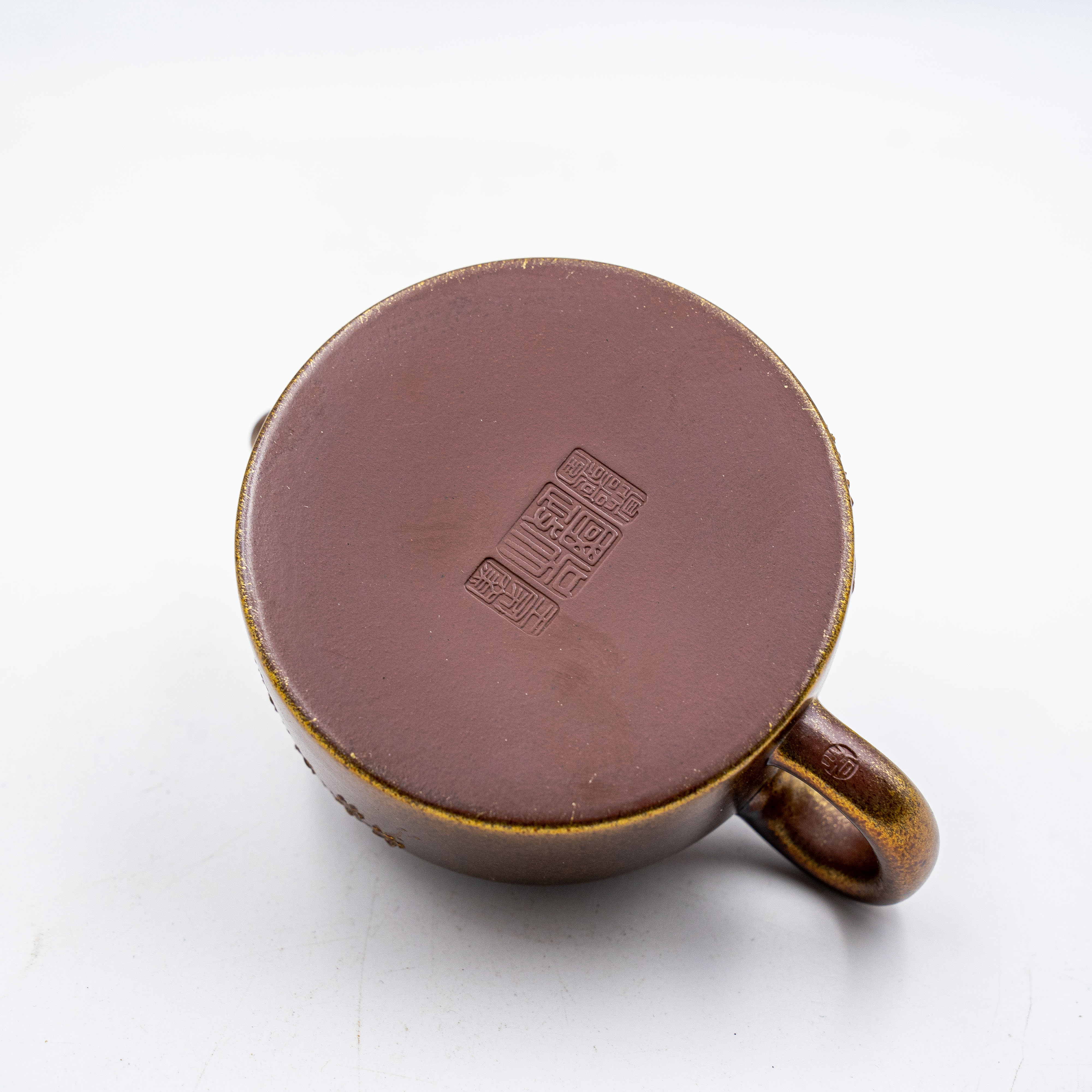 De Zhong Teapot with Plum Blossom Design