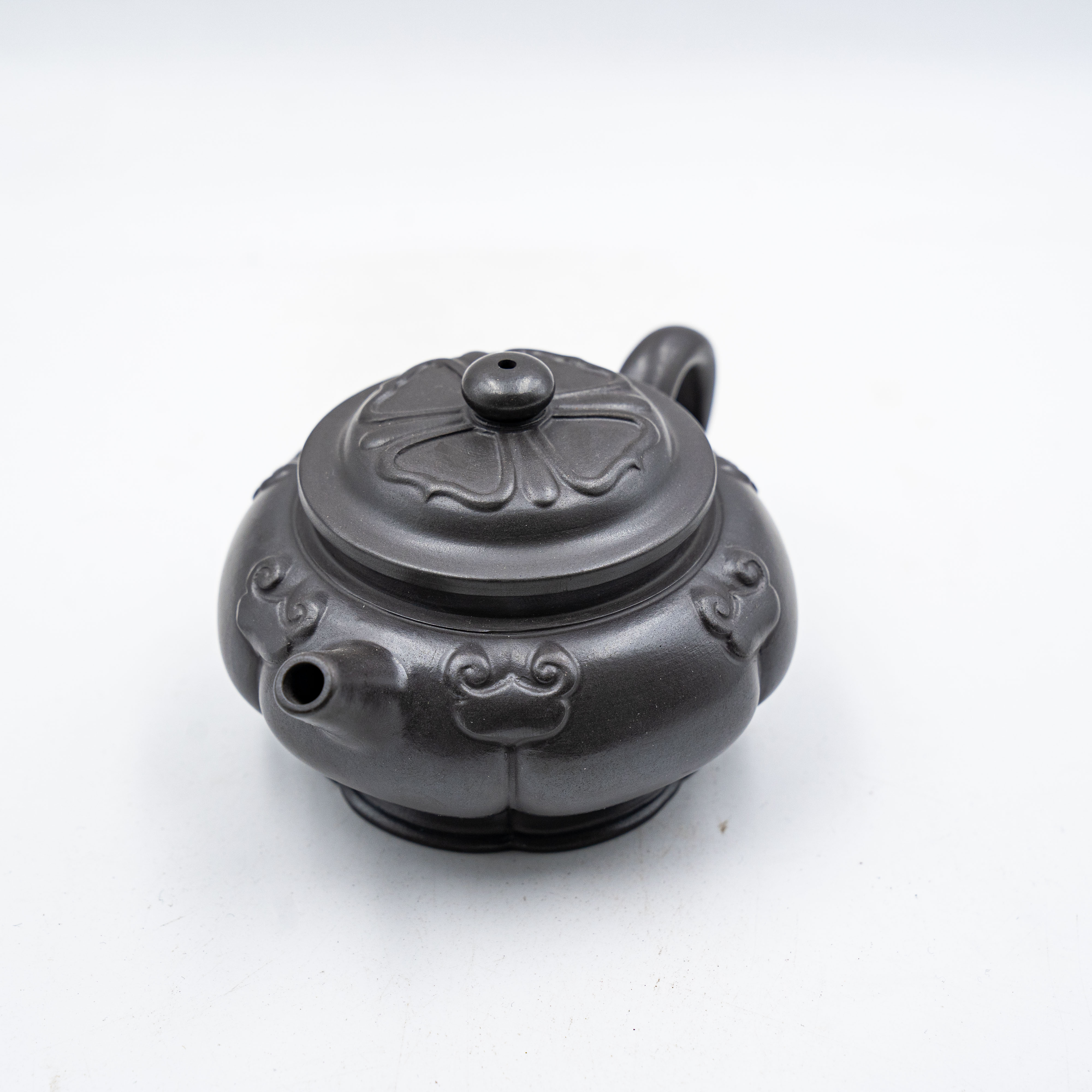 Handcrafted Yixing Heini Clay Jinsen Ruyi Teapot