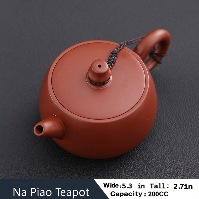 Authentic Dahongpao Purple Clay Teapot, Xishi Teapot, HanWa Teapot, JinLan Teapot,  Ruyi Xishi Teapot, Household Tea Brewing Teapot, Large Capacity Handmade Kung Fu Tea Set
