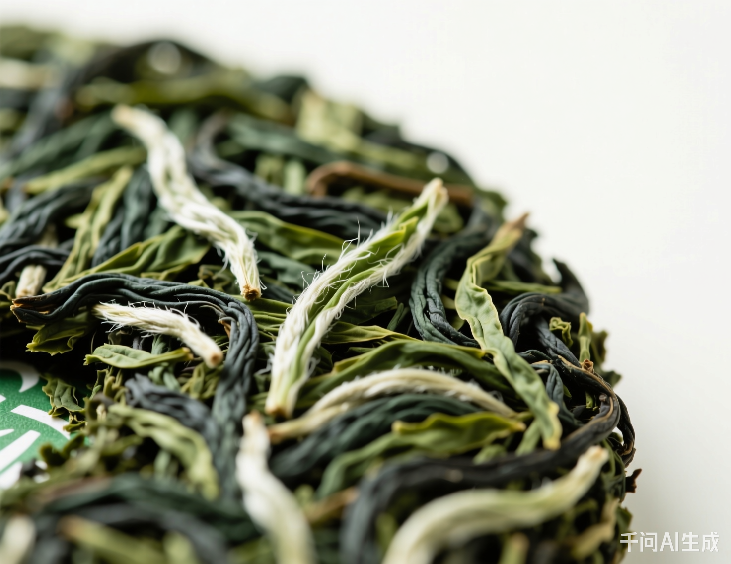 Close up of a handmade Zhuni clay Xishi teapot with a green tea leaf logo, perfect for Oolong tea ceremonies.