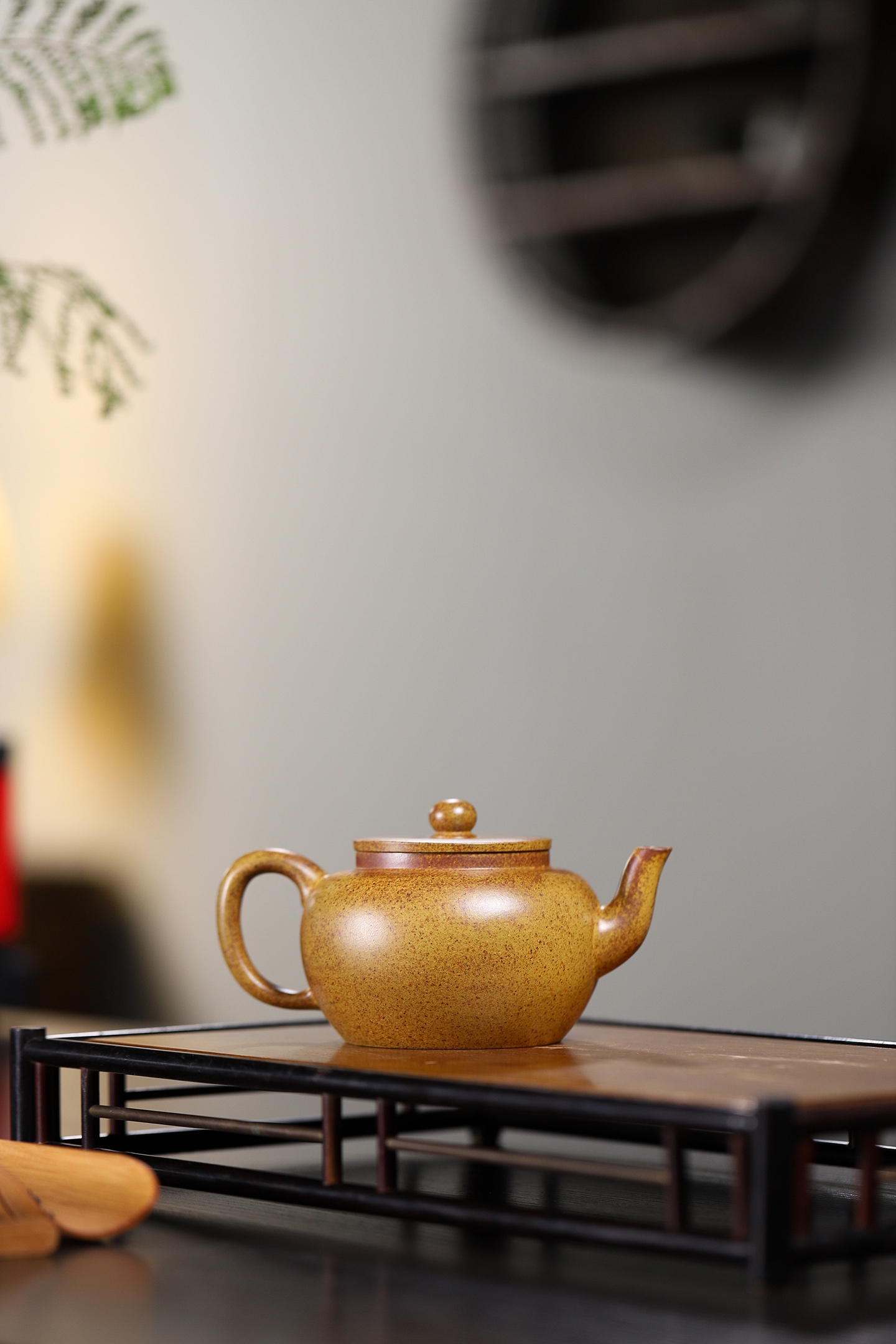 Pinggai Lianzi Teapot - 280CC Premium Gold Duan Chai Shao (Wood-Fired), Yixing Lotus Seed Kung Fu Tea Pot