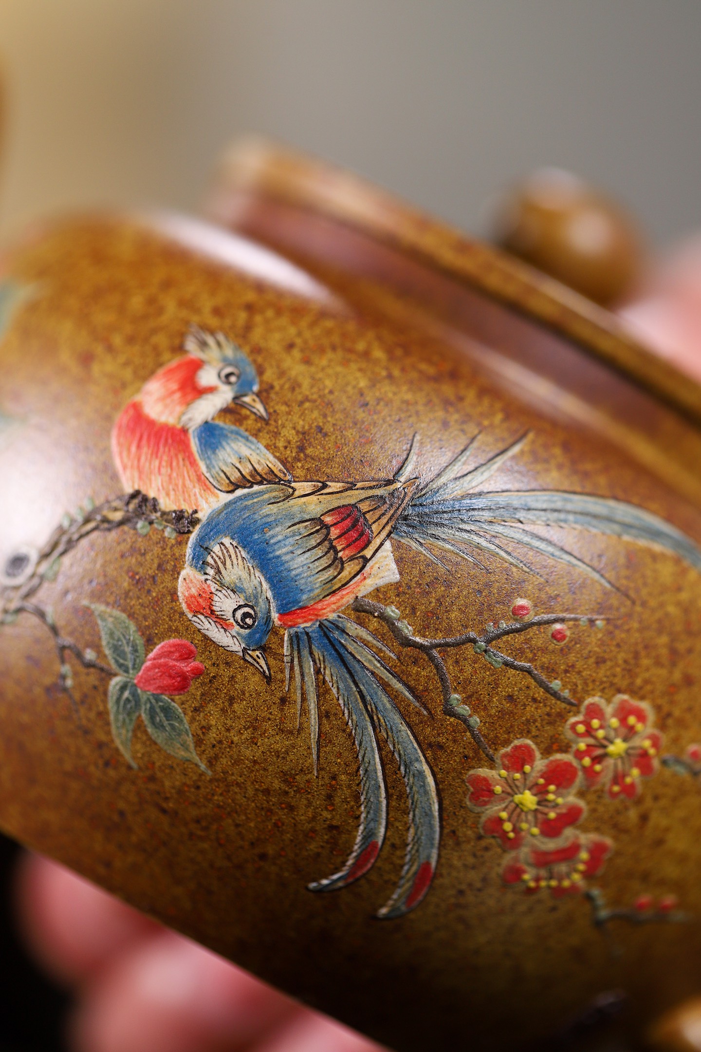 Pinggai Lianzi Teapot - 280CC Premium Gold Duan Chai Shao (Wood-Fired), Yixing Lotus Seed Kung Fu Tea Pot
