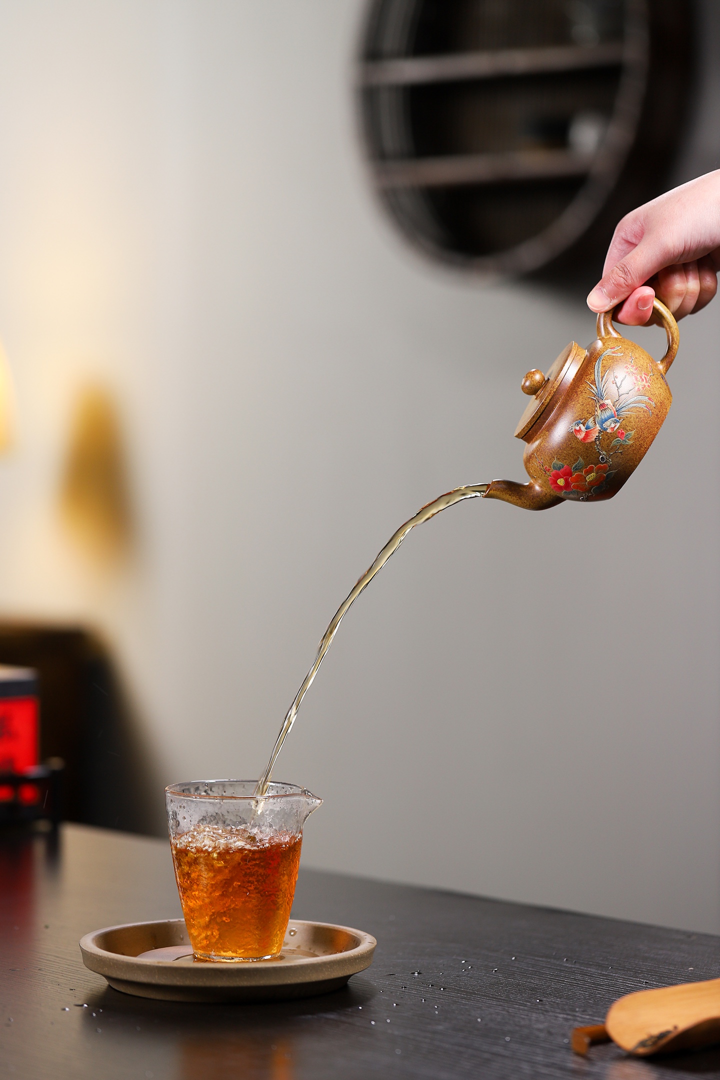 Pinggai Lianzi Teapot - 280CC Premium Gold Duan Chai Shao (Wood-Fired), Yixing Lotus Seed Kung Fu Tea Pot