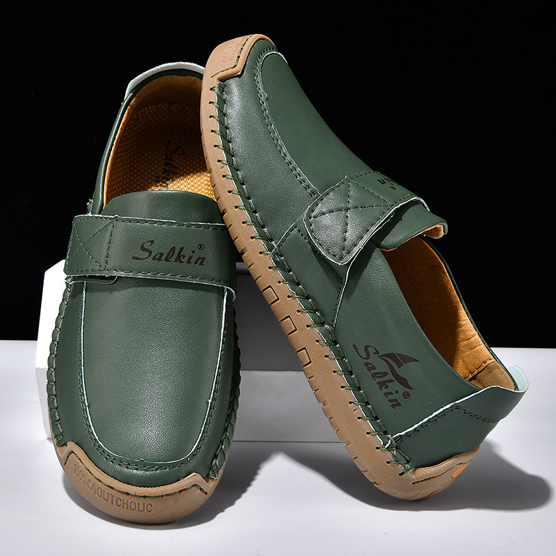 ⏰Flash Sale 70% OFF🔥-Men’s Premium Leather Orthopedic Loafers: Easy Slip-On Walking Shoes with Corrective Arch Support, Ergonomic Footbed & All-Day Comfort