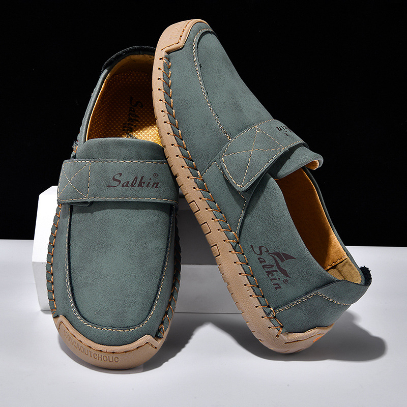 ⏰Flash Sale 70% OFF🔥-Men’s Premium Leather Orthopedic Loafers: Easy Slip-On Walking Shoes with Corrective Arch Support, Ergonomic Footbed & All-Day Comfort