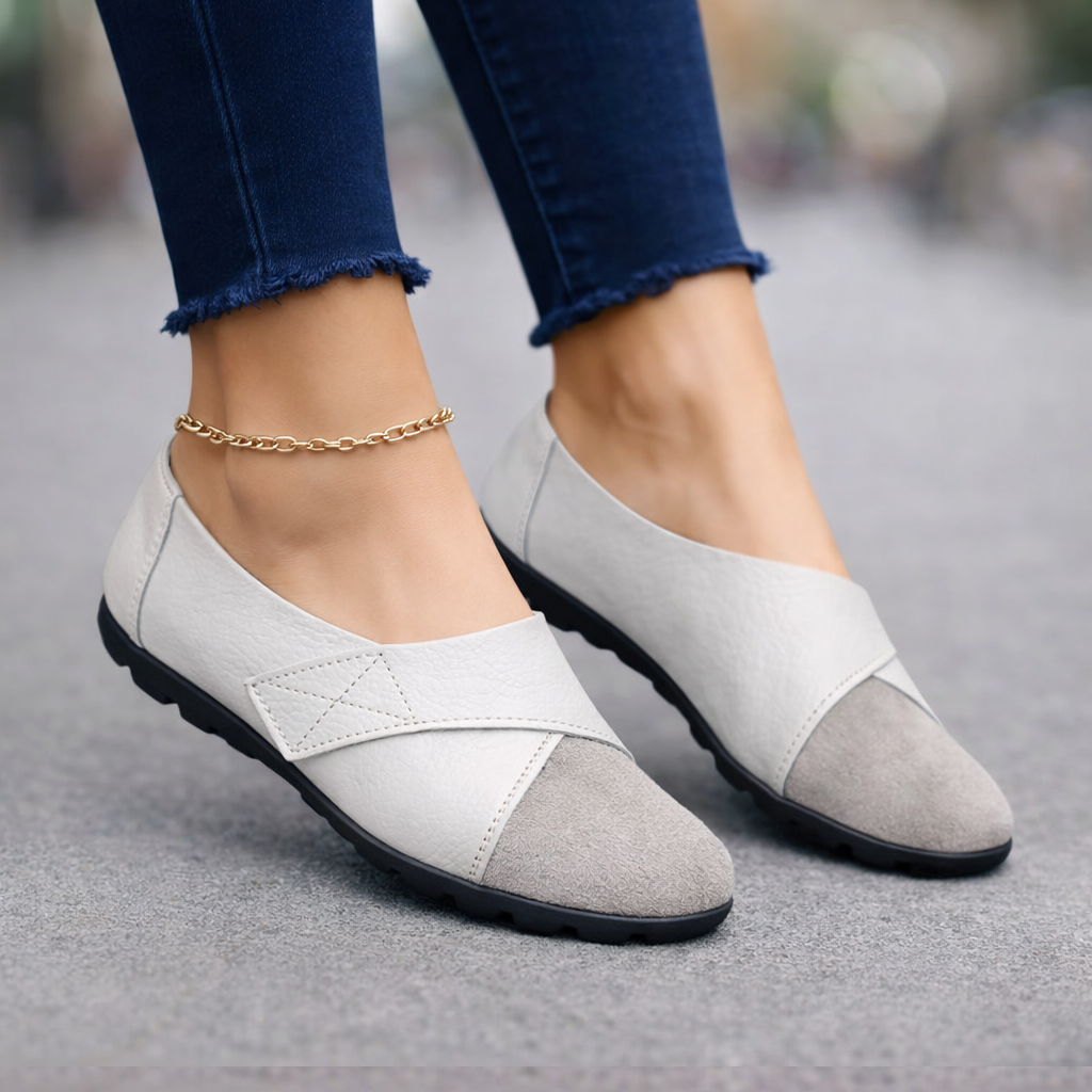 Women’s Orthopedic Leather Loafers: Arch Support Slip-Ons